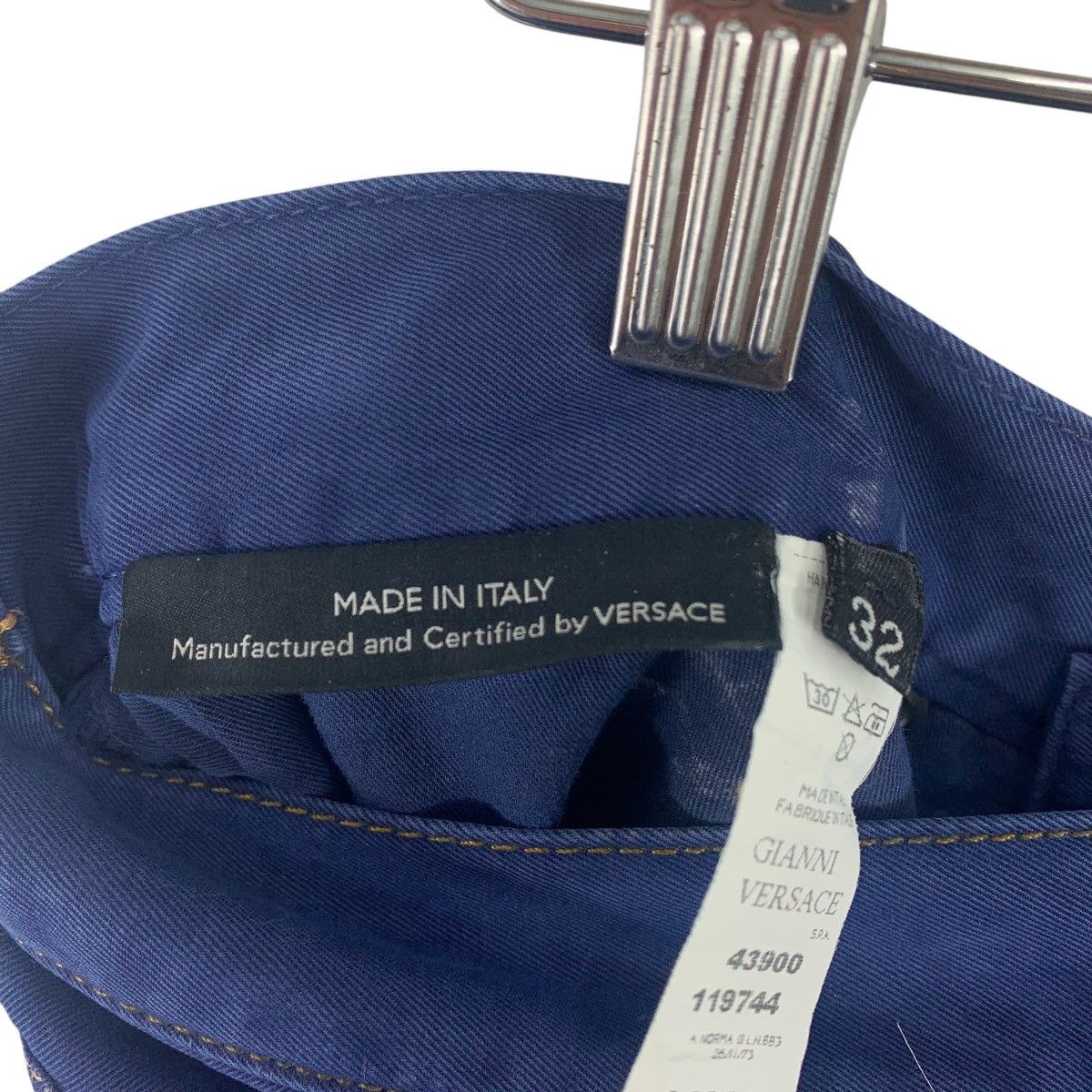 Designer × Versace GIANNI VERSACE Blue jeans Size 32" / US 10 / IT 46 - 20 Thumbnail