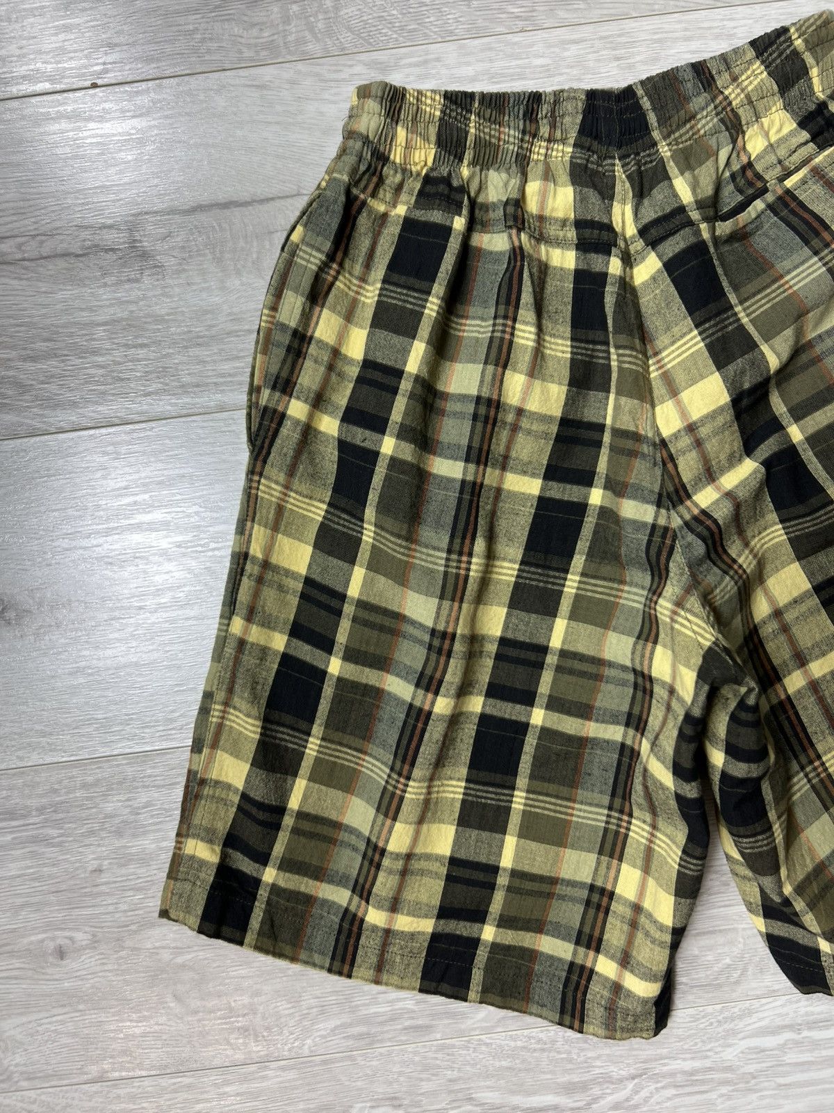 Stussy Rare 90s Vintage Stussy ELASTIC STUFF Men’s Checked Shorts Size US 30 / EU 46 - 7 Thumbnail
