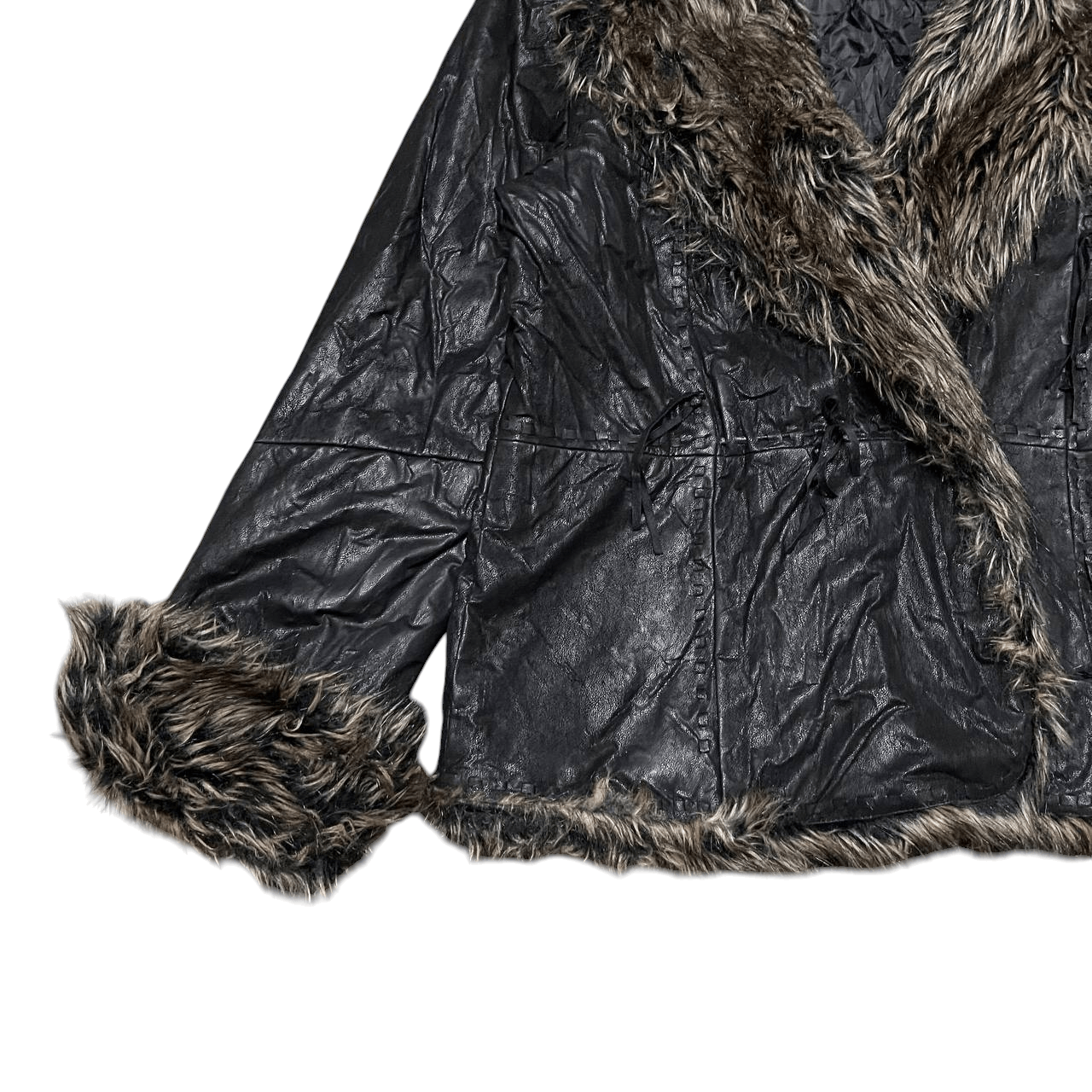 Japanese Brand Marylester Fur Jacket like if six was nine lgb hysterics Size US M / EU 48-50 / 2 - 3 Thumbnail
