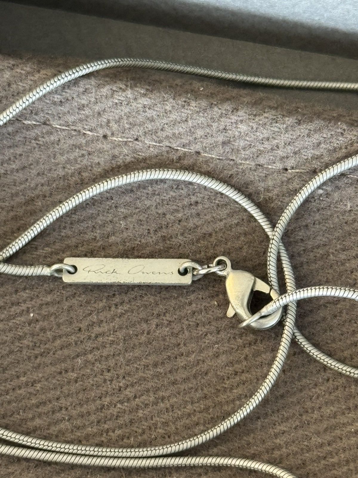 Rick Owens Pentagram Charm Necklace Size ONE SIZE - 4 Thumbnail
