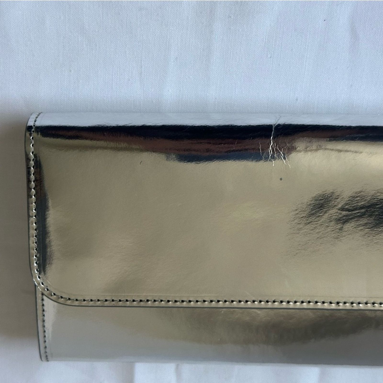 Maison Margiela MM11 Mirror Leather Four-Stitch Long Wallet SS17 Metallic Size ONE SIZE - 8 Thumbnail