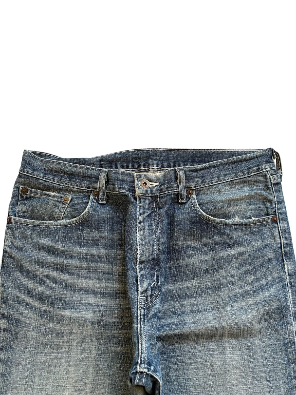 Levi's × Levi's Vintage Clothing Vintage 90s Levis 502 Mud Wash Distressed Loose Baggy Jeans Size US 34 / EU 50 - 4 Thumbnail
