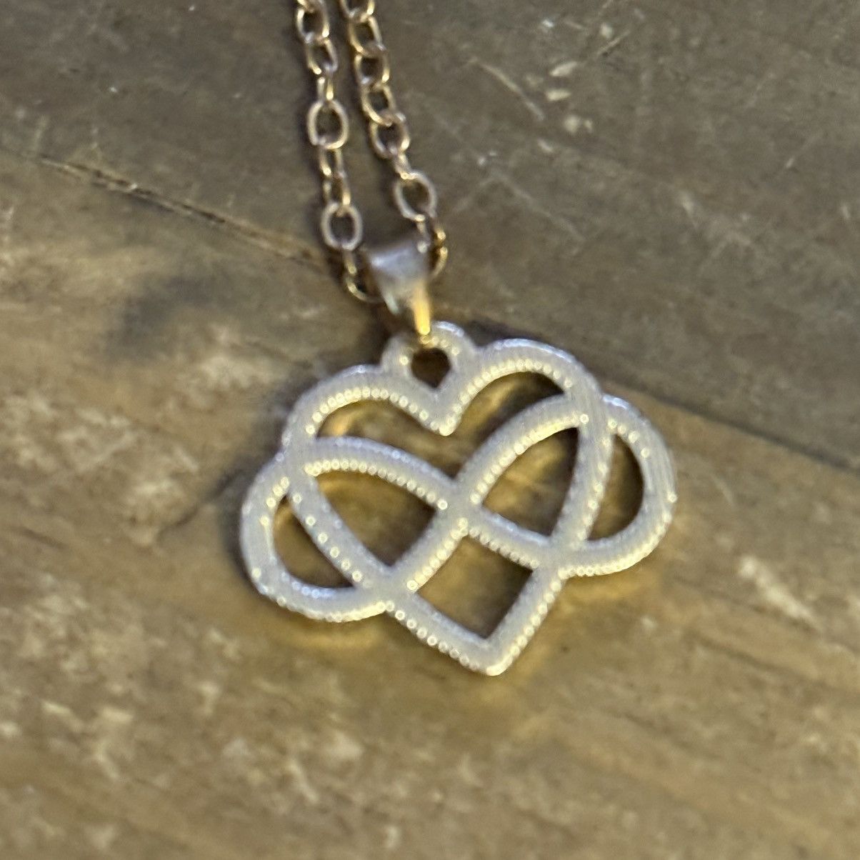 Other Gold tone infinity heart pendant necklace Size ONE SIZE - 5 Thumbnail