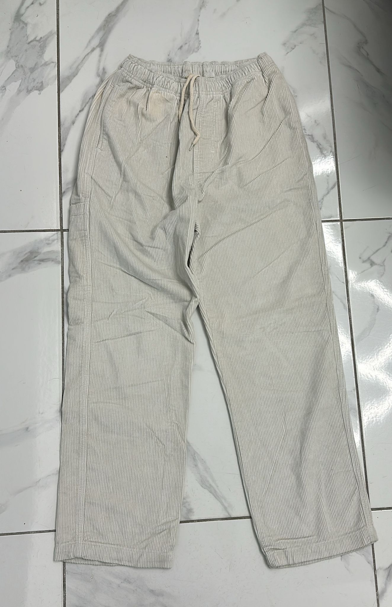Stussy Stussy Wide Wale Corduroy Beach Pant Bone Size Medium Size US 32 / EU 48 - 2 Thumbnail