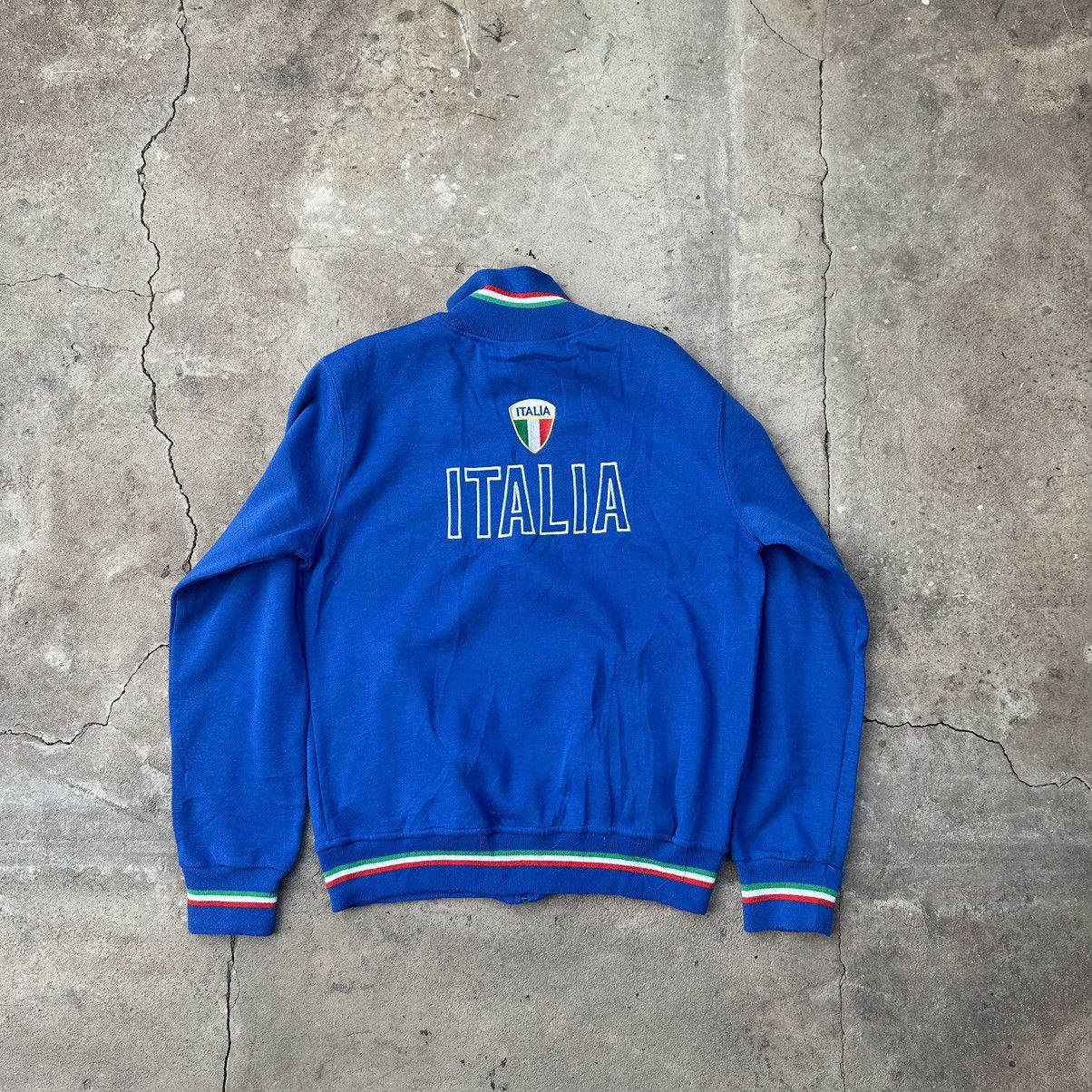 Other Vintage Italia y2k Embroidered Spellout Logo Zip Up Hoodie Size US M / EU 48-50 / 2 - 10 Thumbnail