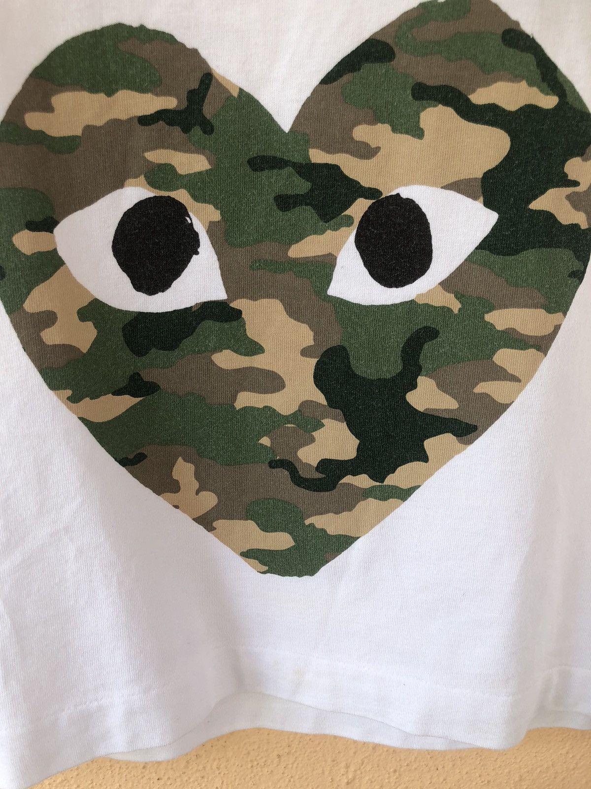 Comme des Garcons × Japanese Brand Comme des Garcon PLAY Heart Tee Size US S / EU 44-46 / 1 - 4 Thumbnail