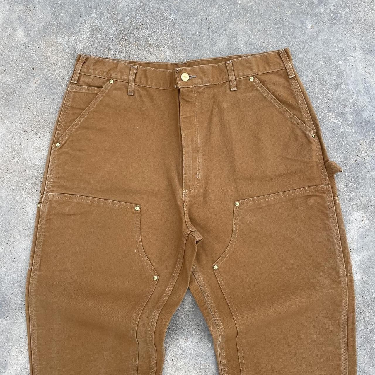 Carhartt × Vintage Crazy vintage essential 90s baggy Carhartt double knee pants Size US 38 / EU 54 - 2 Thumbnail