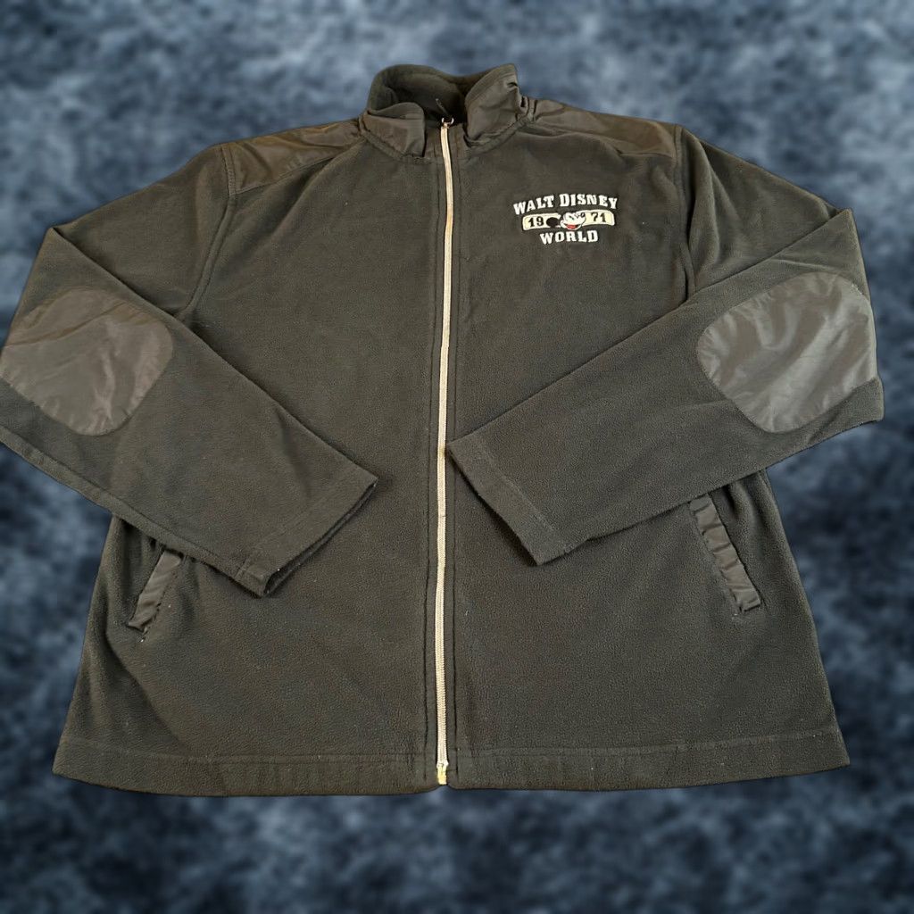 Disney Disney Parks Authentic Fleece Jacket Full Zip Mickey Mouse Black Mens S Size US S / EU 44-46 / 1 - 1 Thumbnail