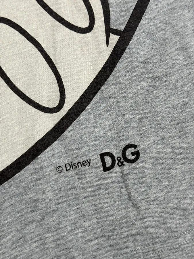 Dolce & Gabbana AW2010 Dolce & Gabbana Mickey & Pluto Grey Longsleeves Size US L / EU 52-54 / 3 - 11 Thumbnail