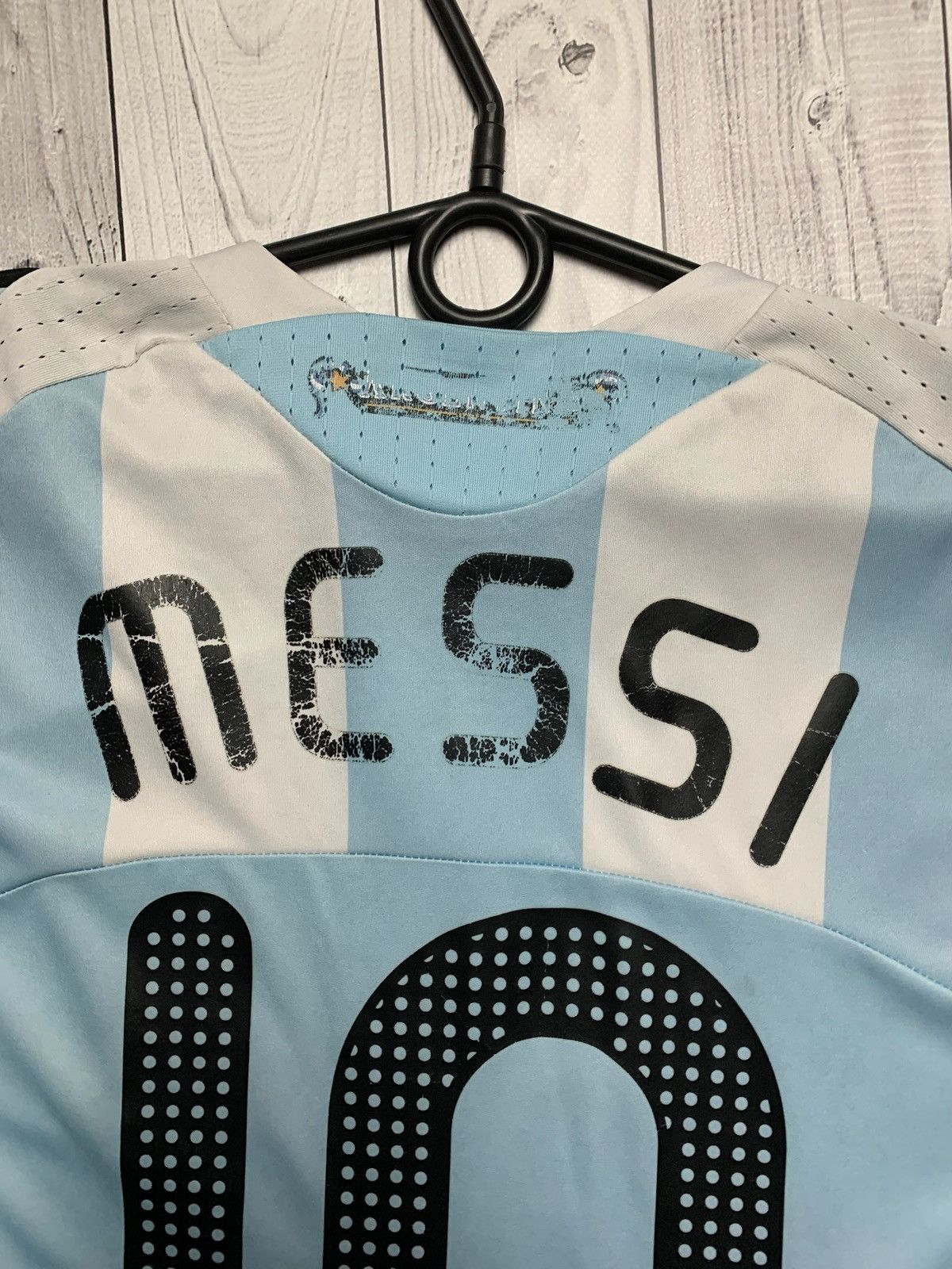Vintage Rare Vintage striped Argentina tee logo size M 10 Messi Size US M / EU 48-50 / 2 - 7 Thumbnail
