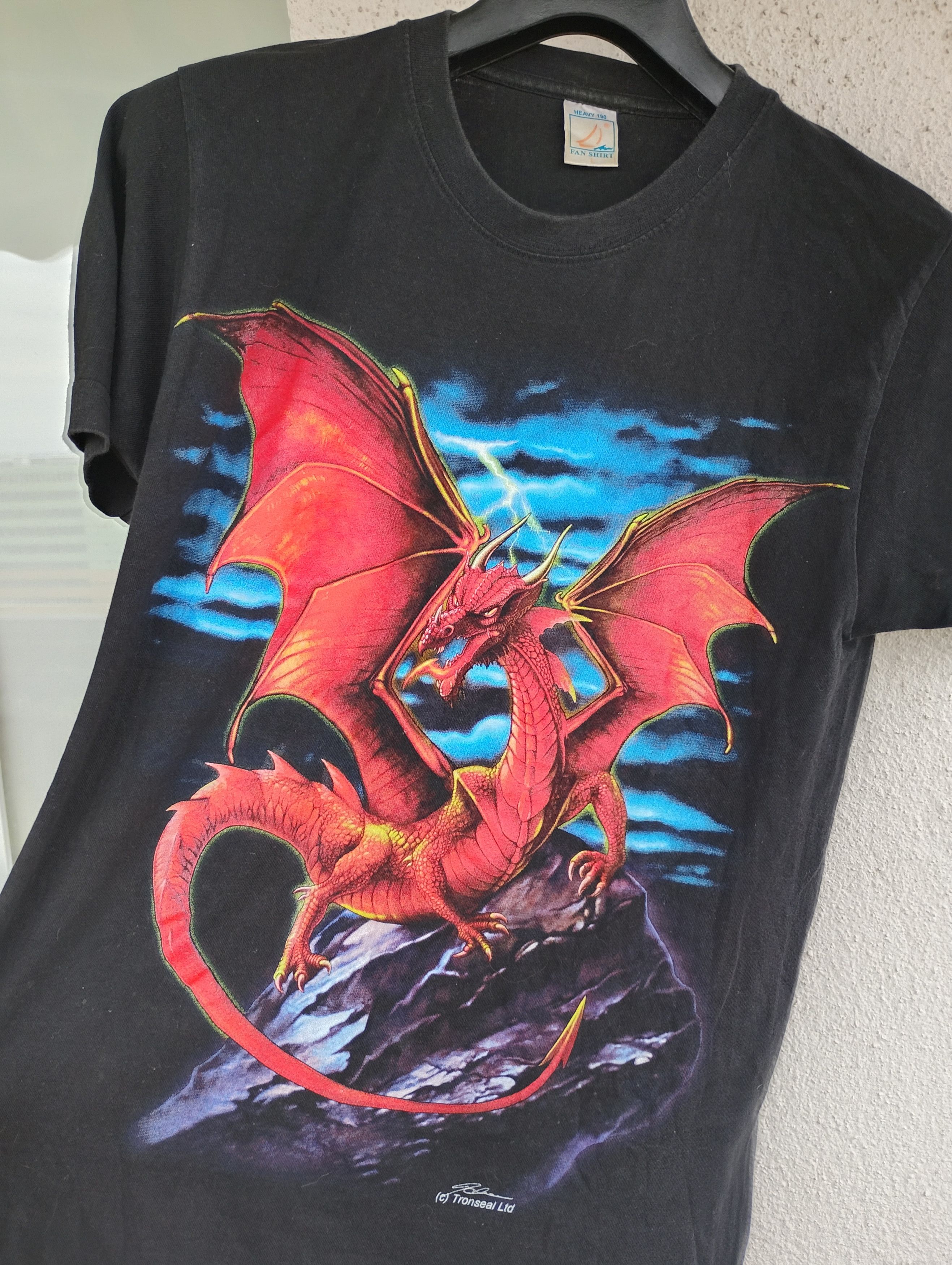 Vintage Vintage 1990s Dark Fantasy Graphic Tronseal Ltd t-shirt M Size US M / EU 48-50 / 2 - 3 Thumbnail