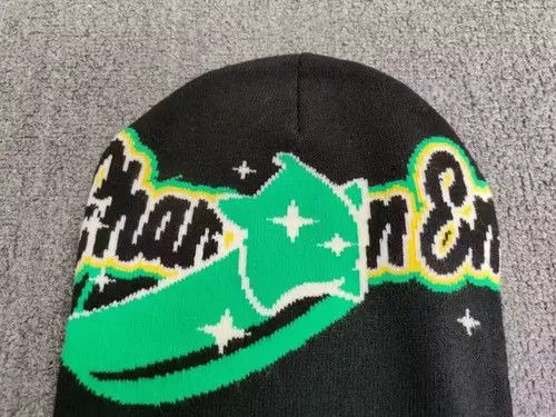 Other Shooting Star Graphic No Cuff Beanie Hat Black Size ONE SIZE - 2 Thumbnail