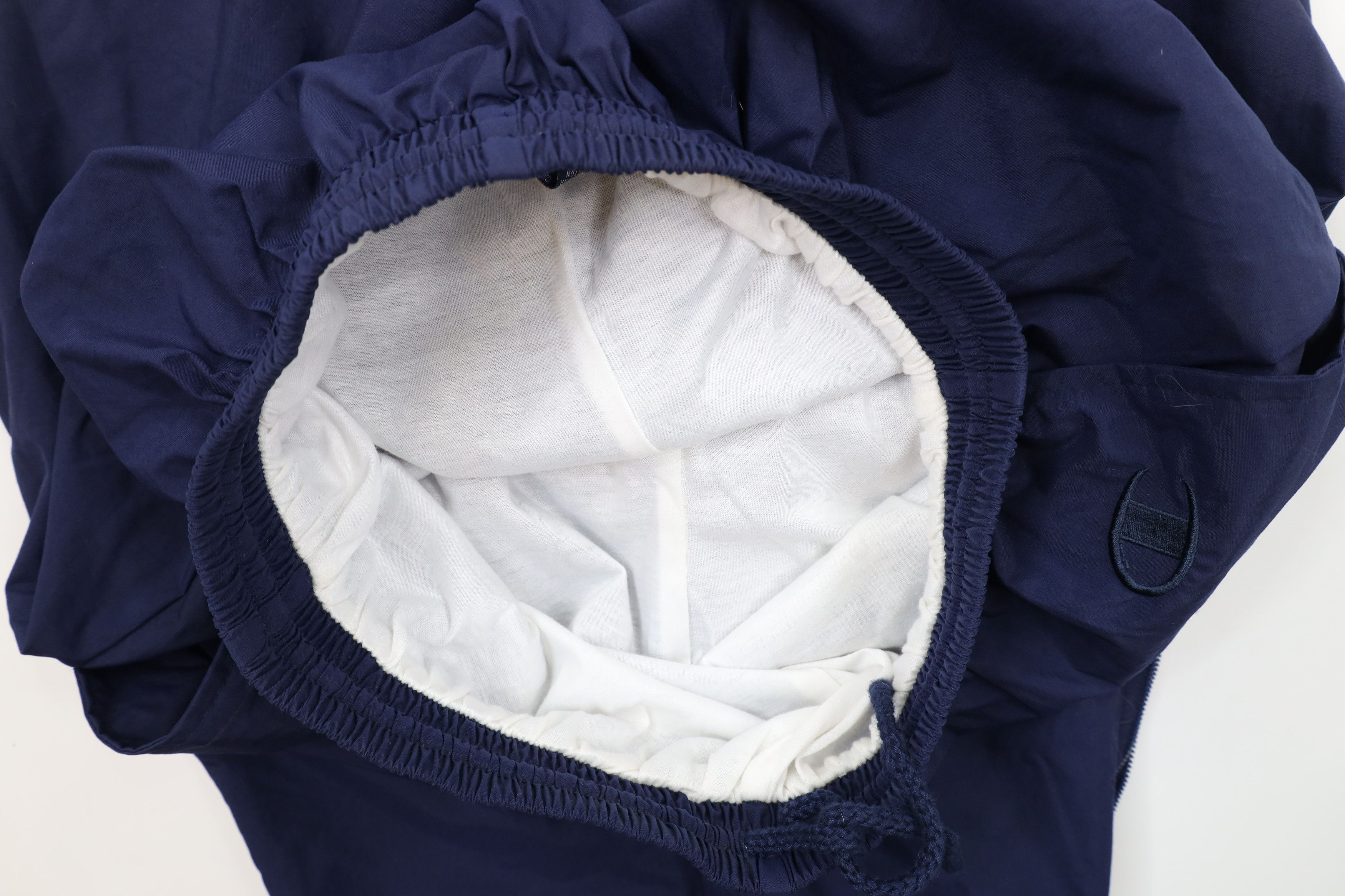 Champion × Vintage Vintage 90s Champion Lined Cuffed Nylon Joggers Pants Blue Size US 36 / EU 52 - 9 Thumbnail