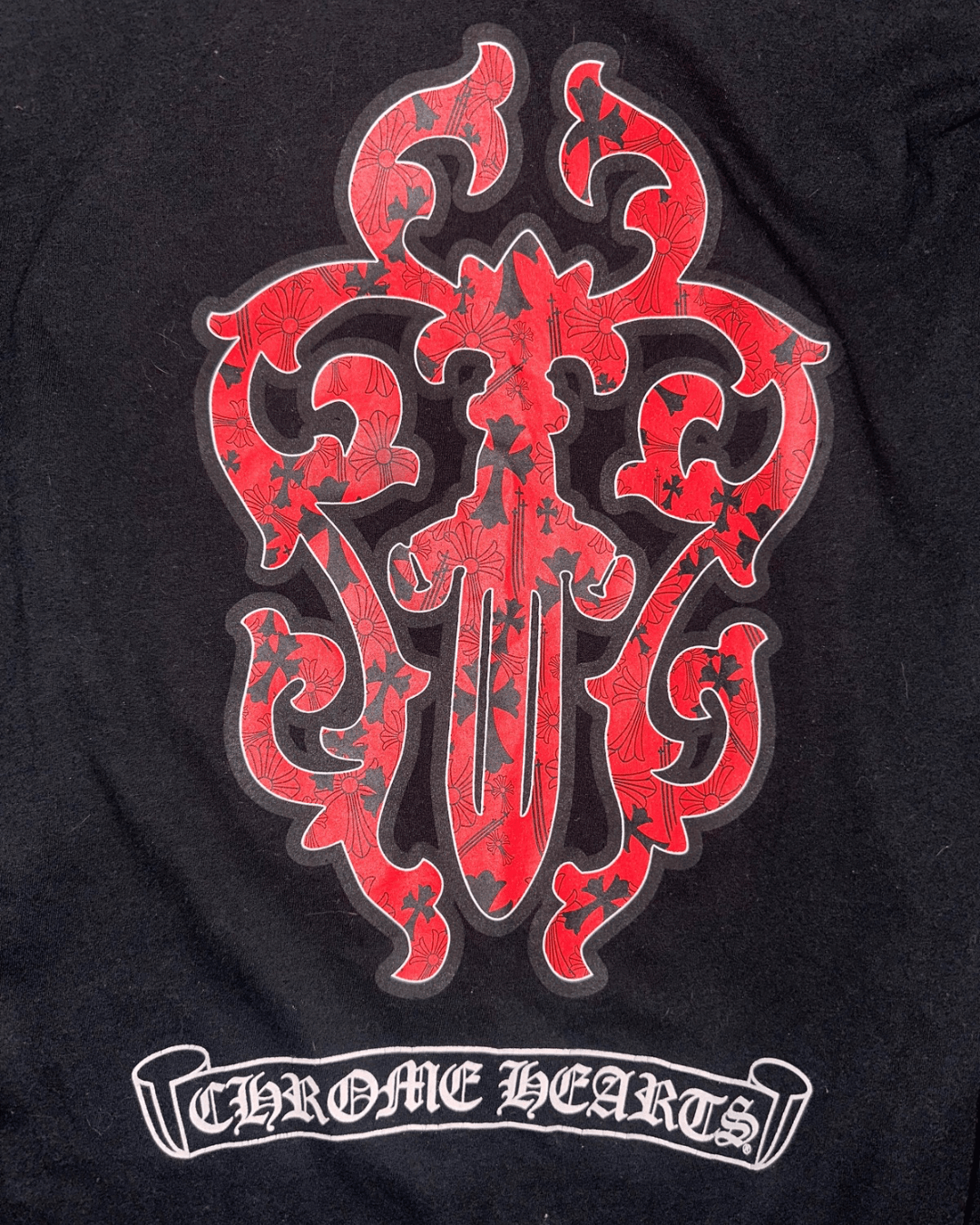 Chrome Hearts Red Dagger L/S Size US M / EU 48-50 / 2 - 6 Thumbnail