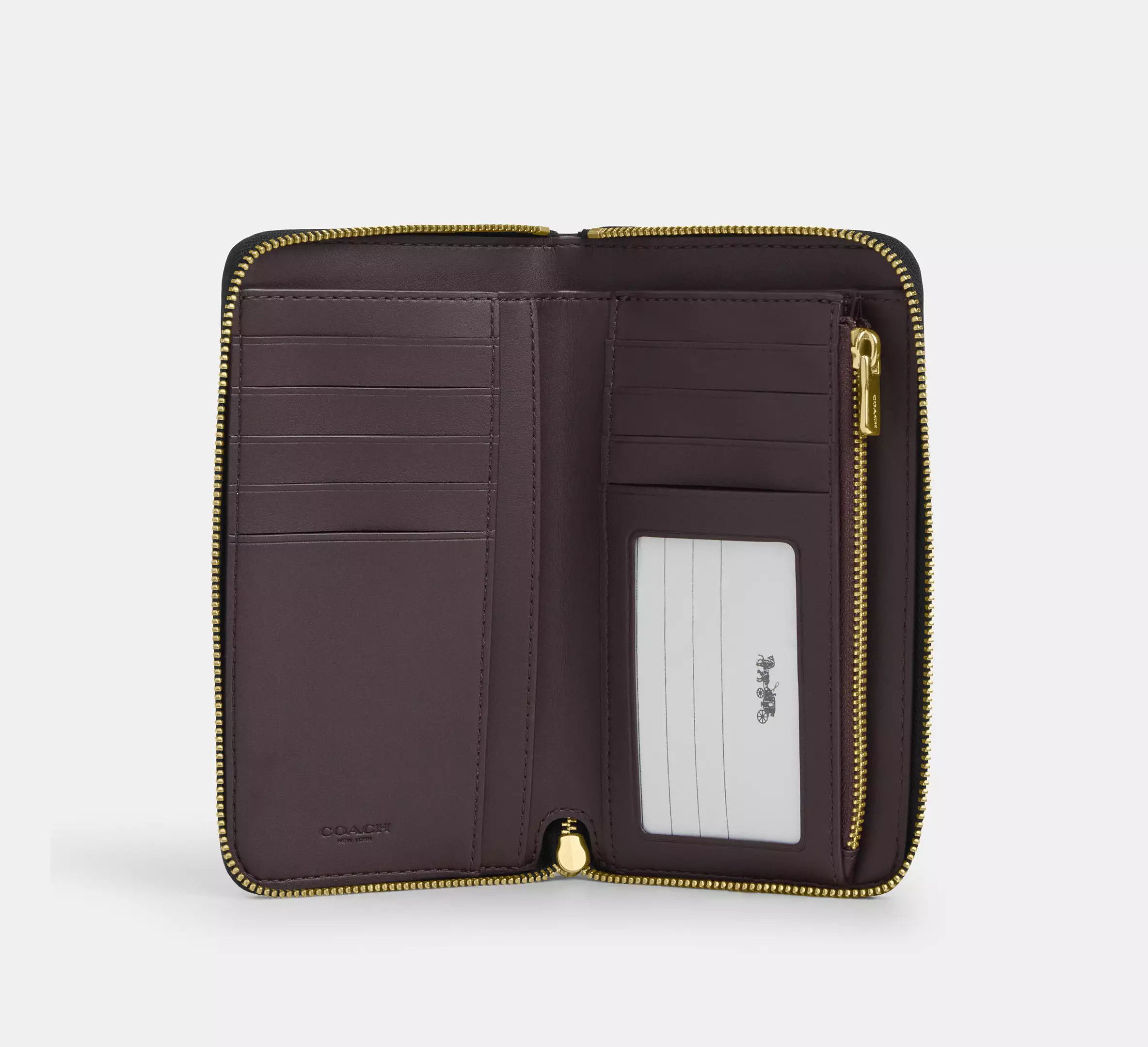 Coach Medium Id Zip Wallet With Quilting CZ339 Size ONE SIZE - 7 Thumbnail