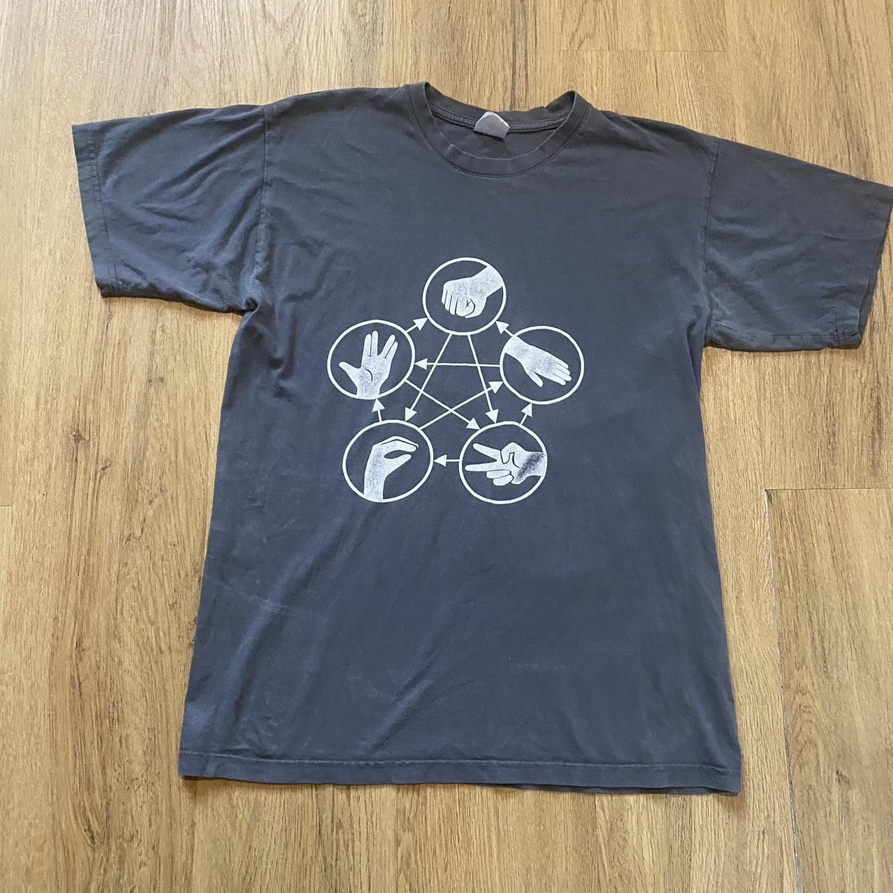Other Rock Scissors Paper Game T-shirt Vintage y2k Size US M / EU 48-50 / 2 - 1 Thumbnail