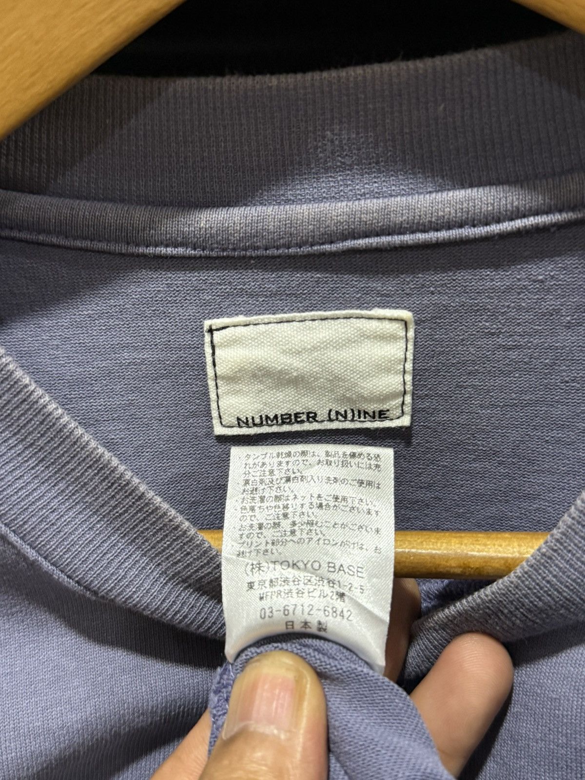 Number (N)ine Number Nine Japan Faded Tee Size US L / EU 52-54 / 3 - 8 Thumbnail