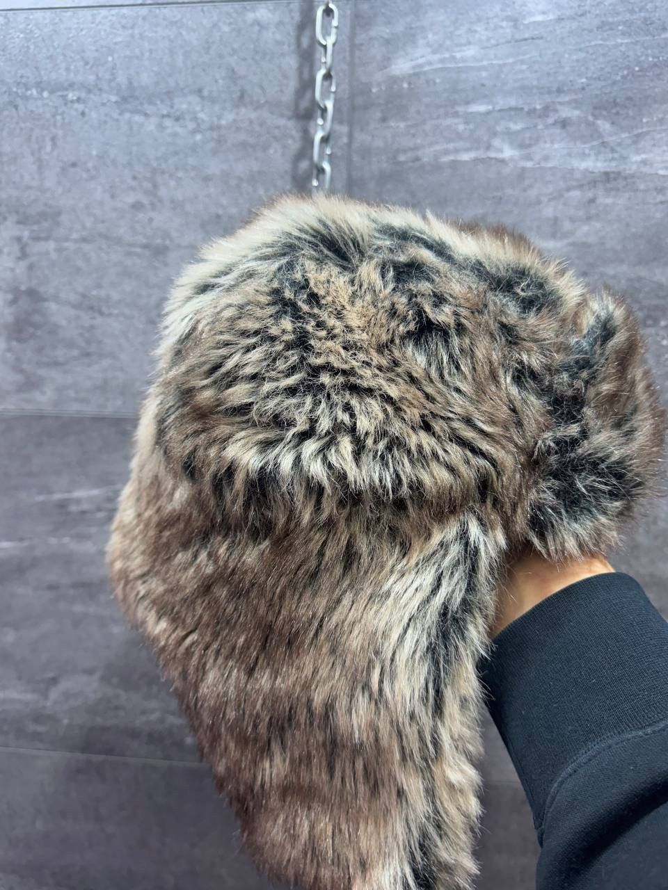 Other Ushanka Trapper Hat Furry Mohair Fuzzy Fur Hat Y2K 90s Size ONE SIZE - 5 Thumbnail