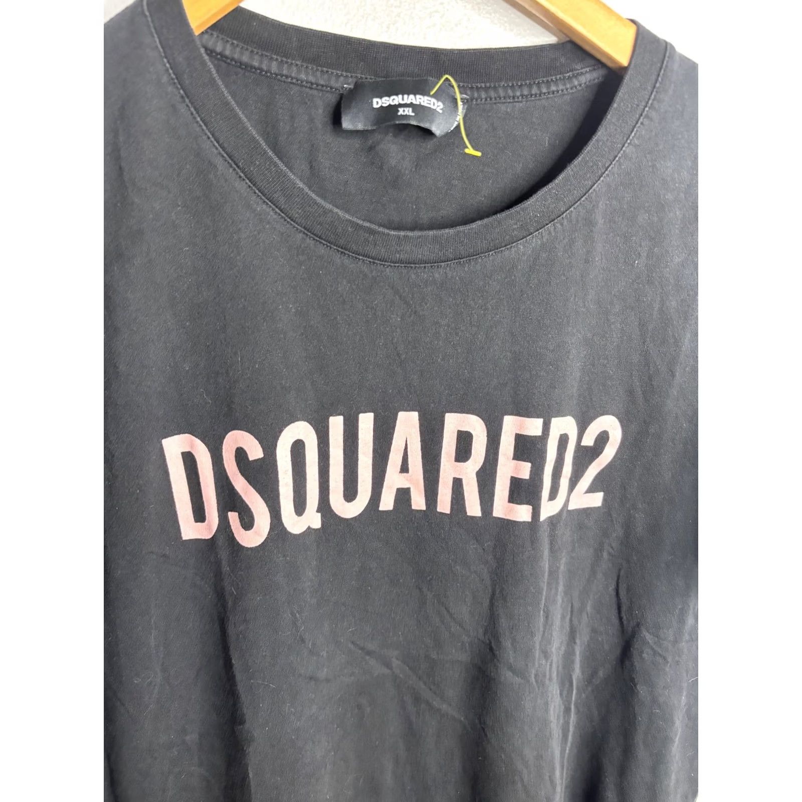 Dsquared2 Dsquared2 Shirt Mens 2XL Black Logo Spell Out Short Sleeve Crewneck T-Shirt Size US XXL / EU 58 / 5 - 2 Thumbnail