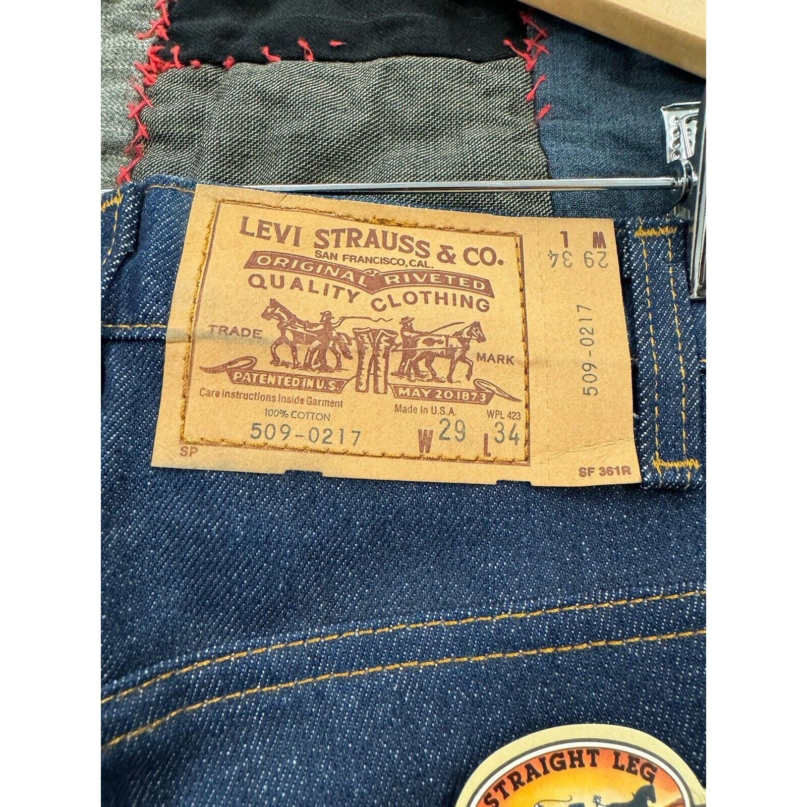 Levi's Deadstock True Vintage 70s Levi’s 509 Blue Jeans W29 X L34 Size US 29 - 7 Thumbnail