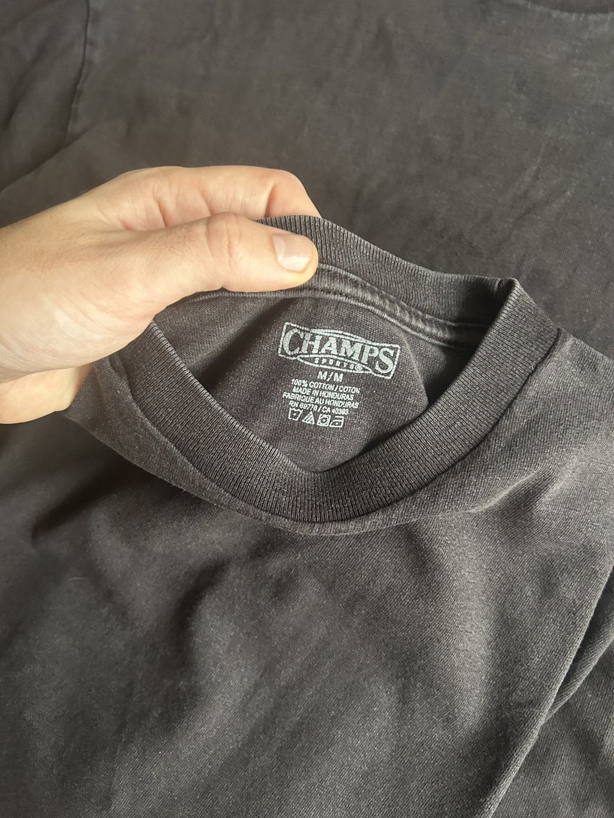 Vintage Vintage 2X Brown Blank Tee 90s Champs Sports Streetwear SZ M Size US M / EU 48-50 / 2 - 3 Thumbnail