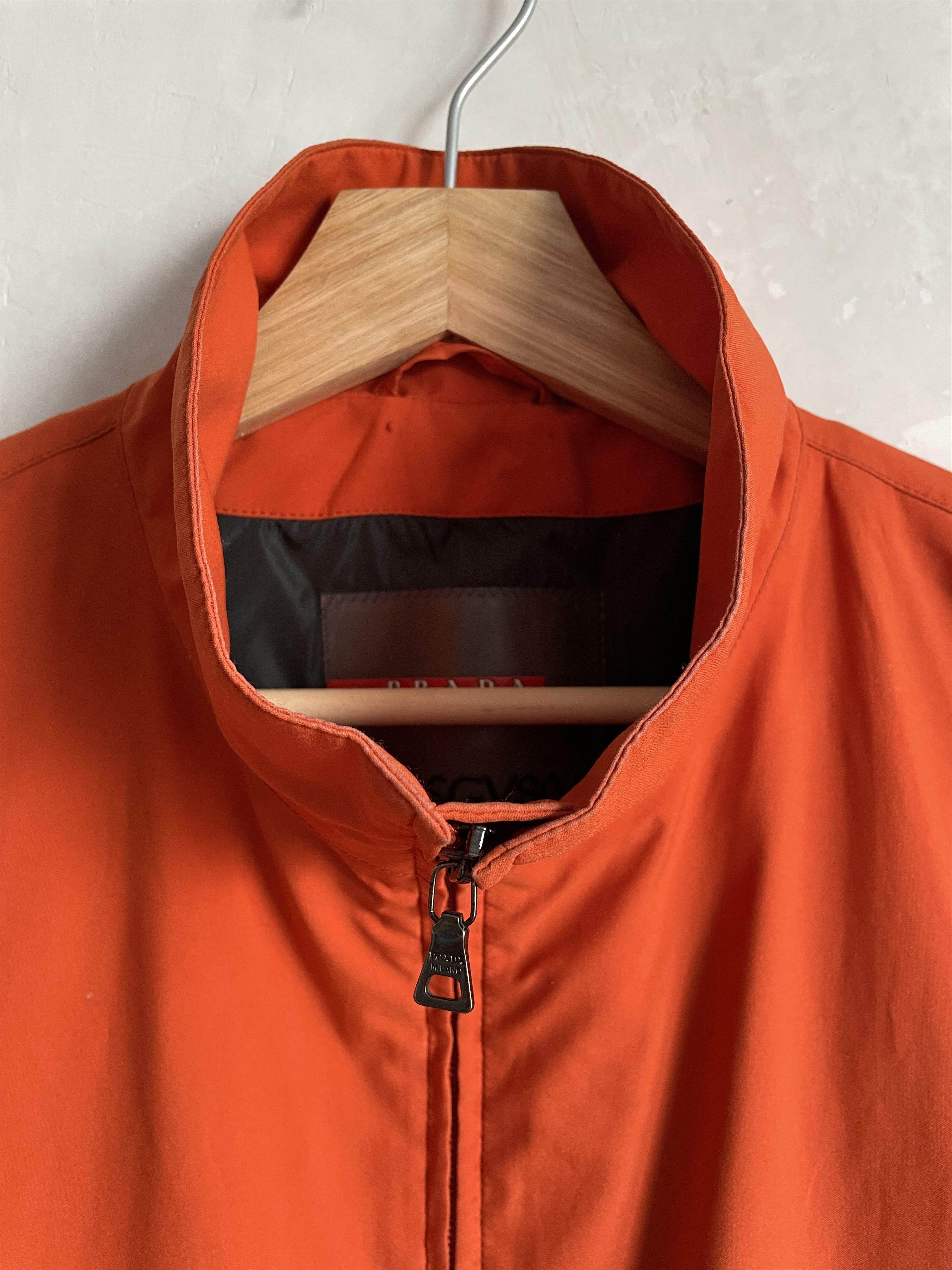 Prada orange rain coat Prada, gore tex fabric rain proof, size 48 Size US M / EU 48-50 / 2 - 8 Thumbnail