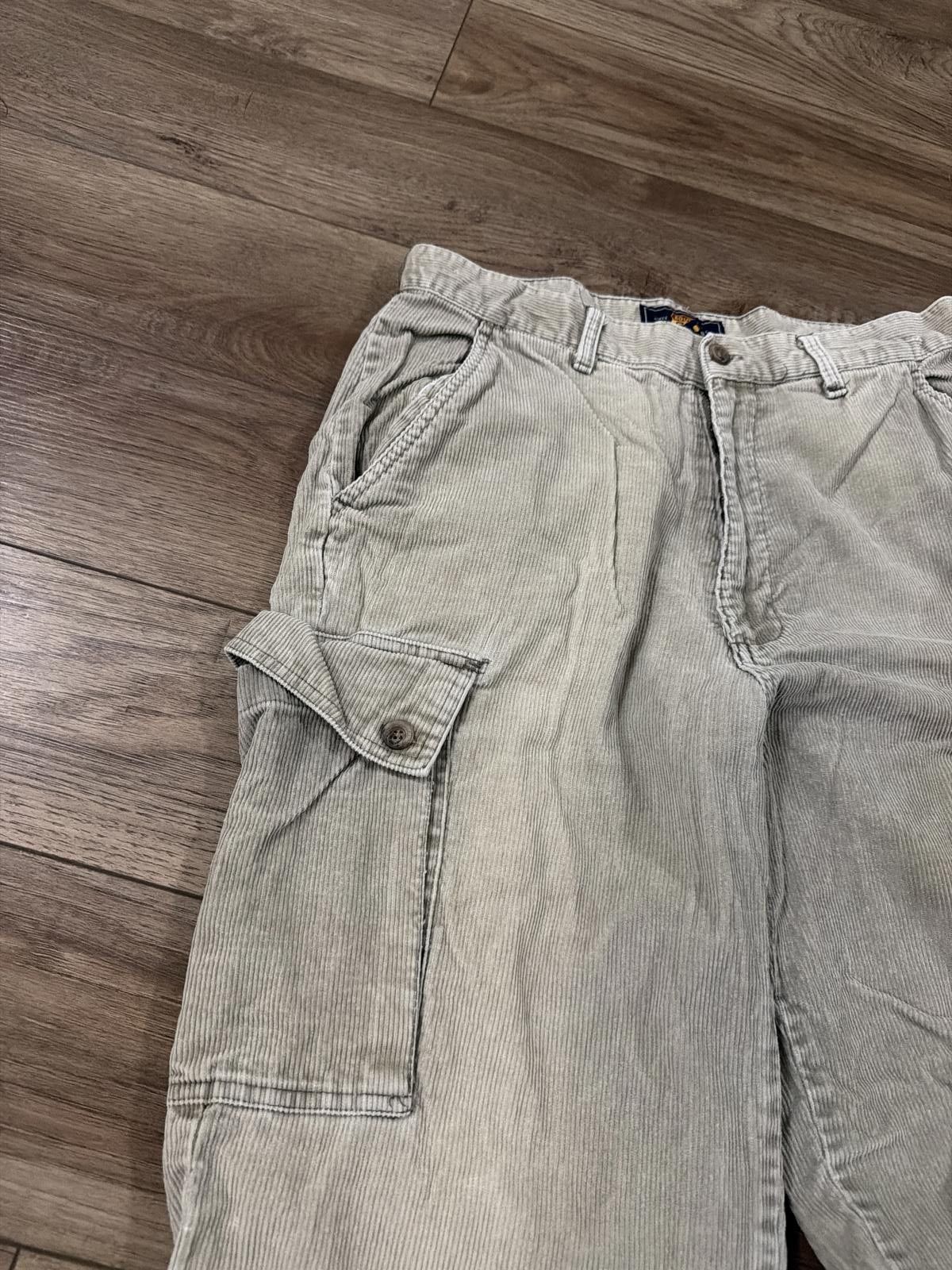Route 66 Vintage Y2K Corduroy Cargo Pants Route 66 32x32 Size US 32 / EU 48 - 4 Thumbnail