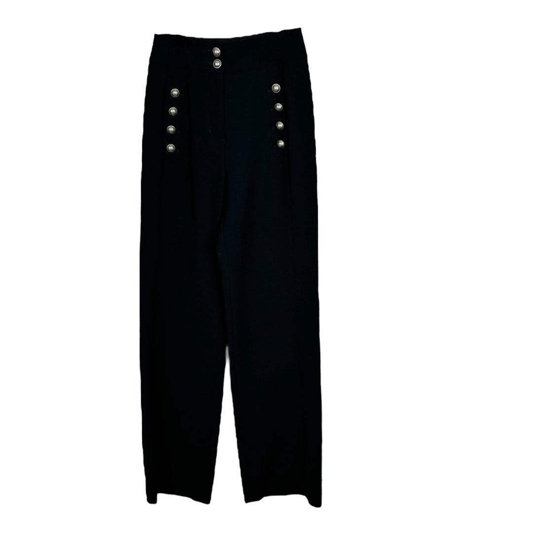 Bcbgmaxazria BCBGMAXAZRIA Black Trouser Pants Size XS Size 26" / US 2 / IT 38 - 6 Thumbnail