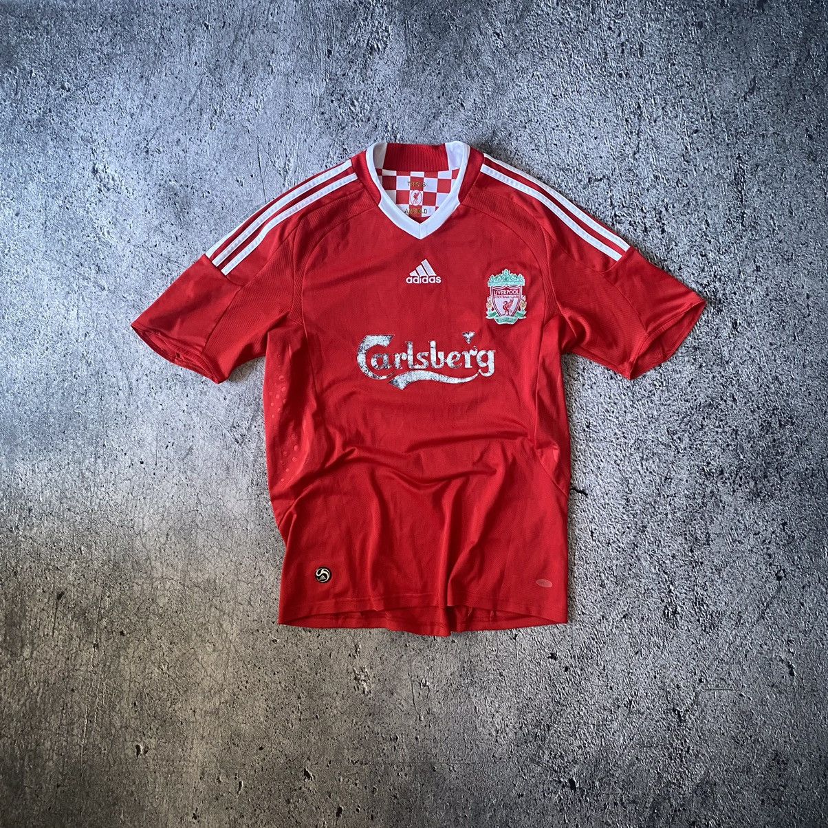 Adidas × Vintage Liverpool 2008/2009 AWAY SHIRT FOOTBALL SOCCER JERSEY ADIDAS Size US M / EU 48-50 / 2 - 1 Thumbnail