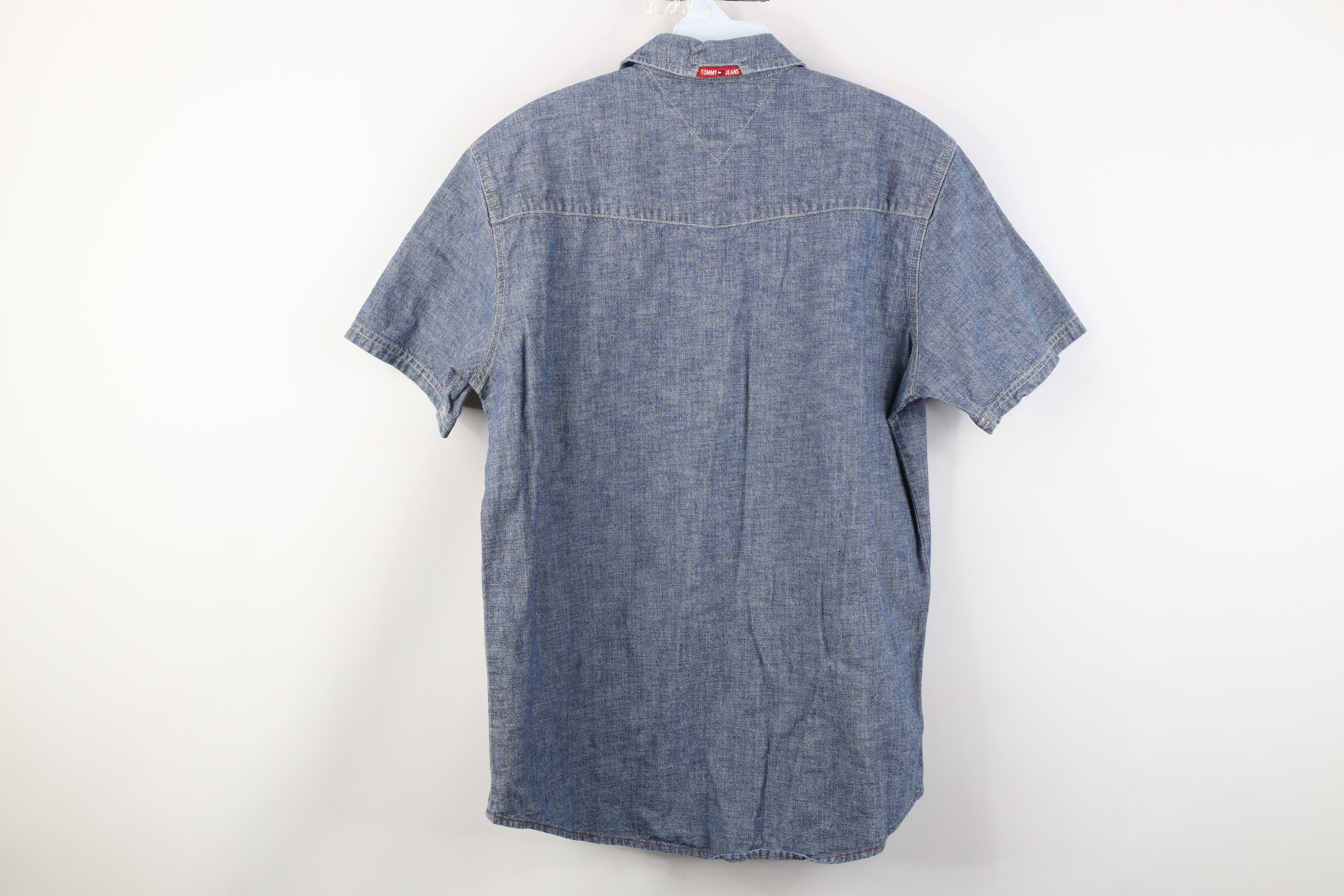 Tommy Hilfiger Vintage 90s Y2K Tommy Hilfiger Short Sleeve Button Shirt Size US M / EU 48-50 / 2 - 10 Thumbnail