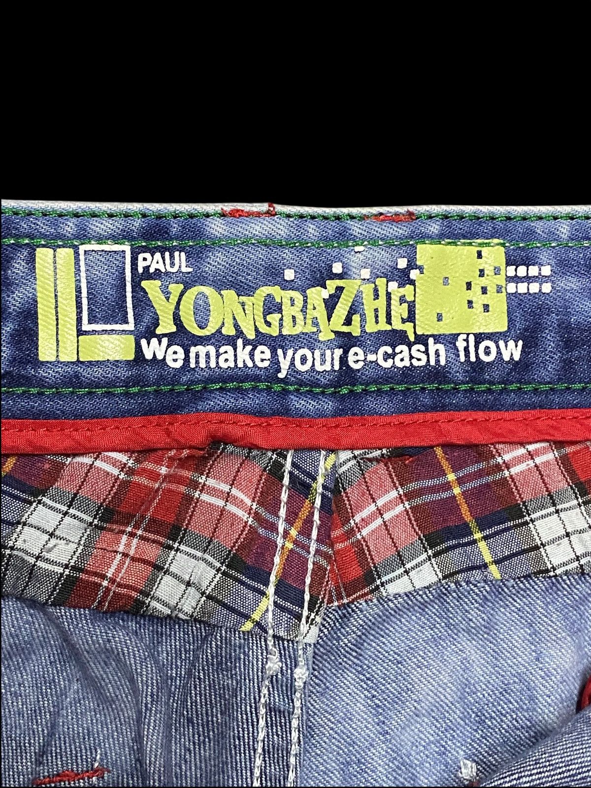 Dolce & Gabbana Vintage Custom Denim Patched Shashiko Boro Loose Jeans Size US 33 - 19 Thumbnail