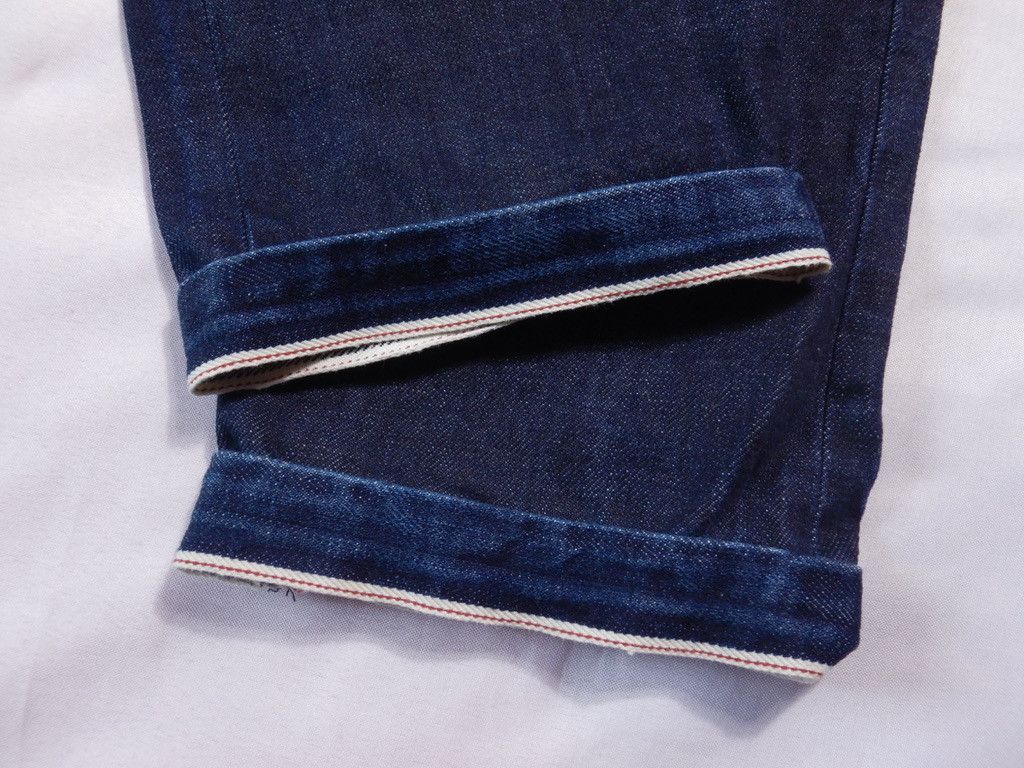 Label Under Construction Button fly indigo selvedge jeans Size US 32 / EU 48 - 5 Thumbnail