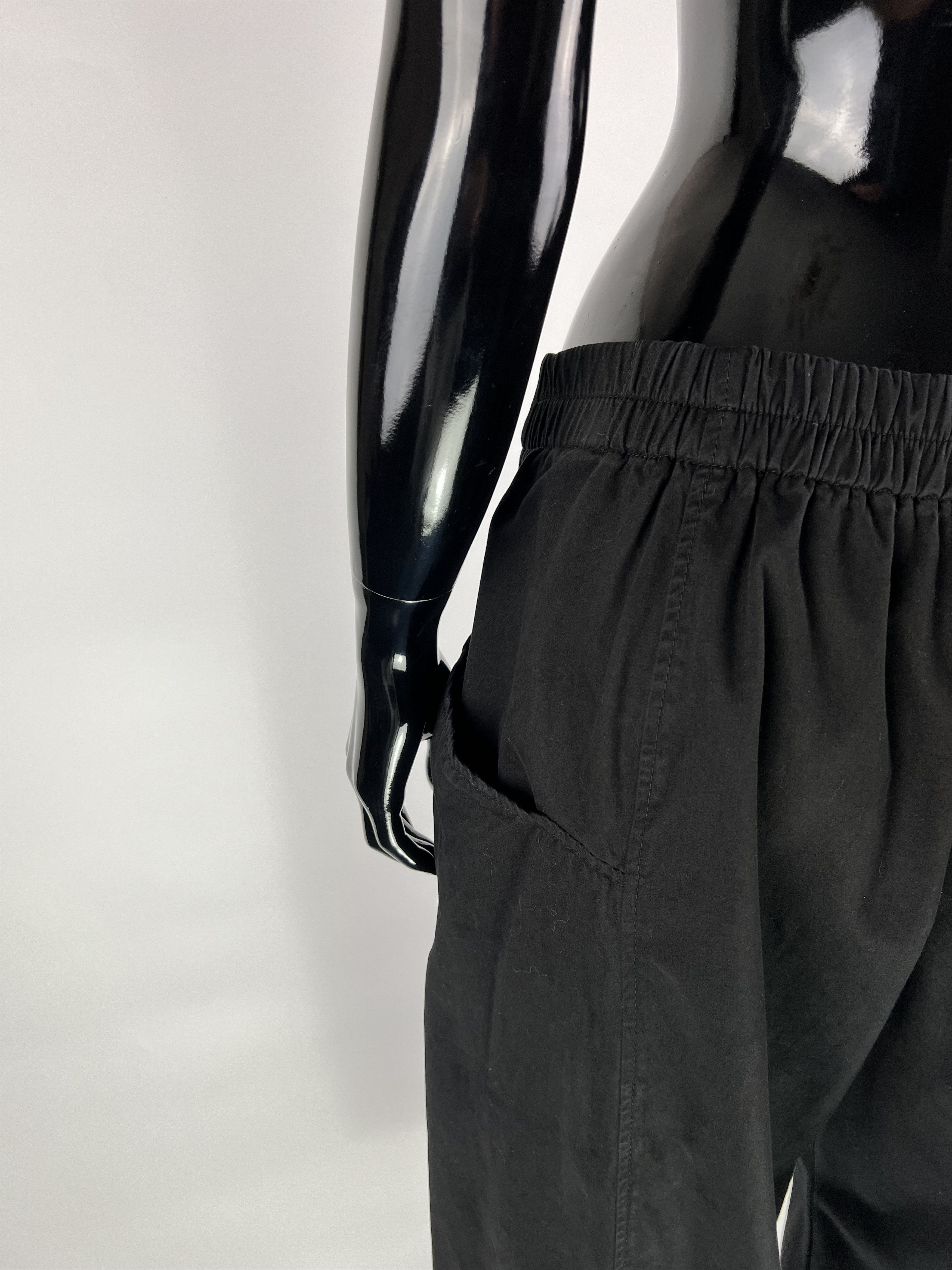 Designer Oska Black Cotton Lyocell Wide Leg Trousers Pants Size 2 Size 30" / US 8 / IT 44 - 11 Thumbnail