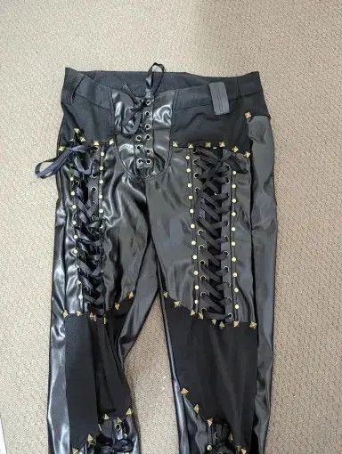 Punk Rock Imitation Leather Pant