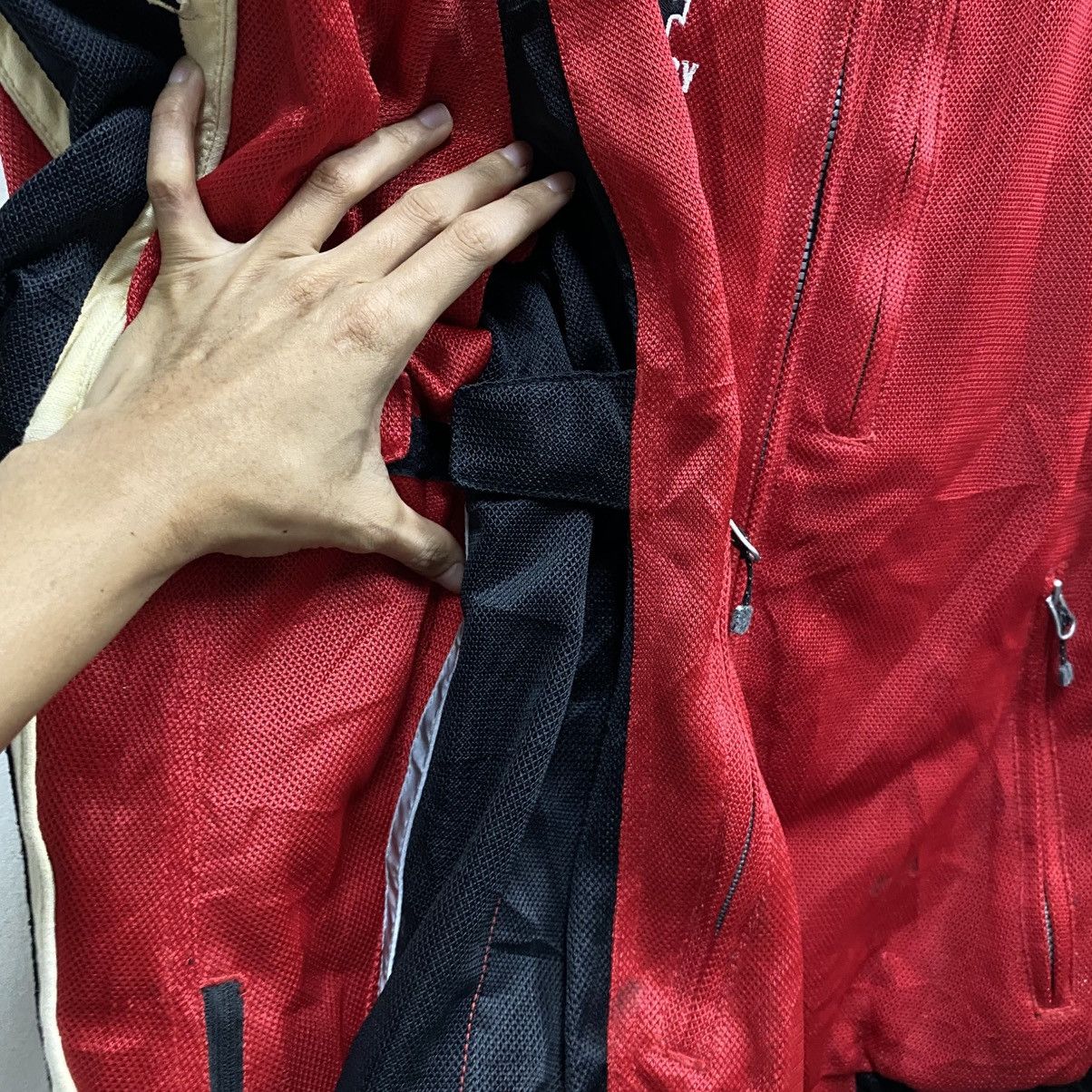 Honda VTG‼️ Honda Super Boldor Racing Technology motorcycle jacket Size US XL / EU 56 / 4 - 17 Thumbnail
