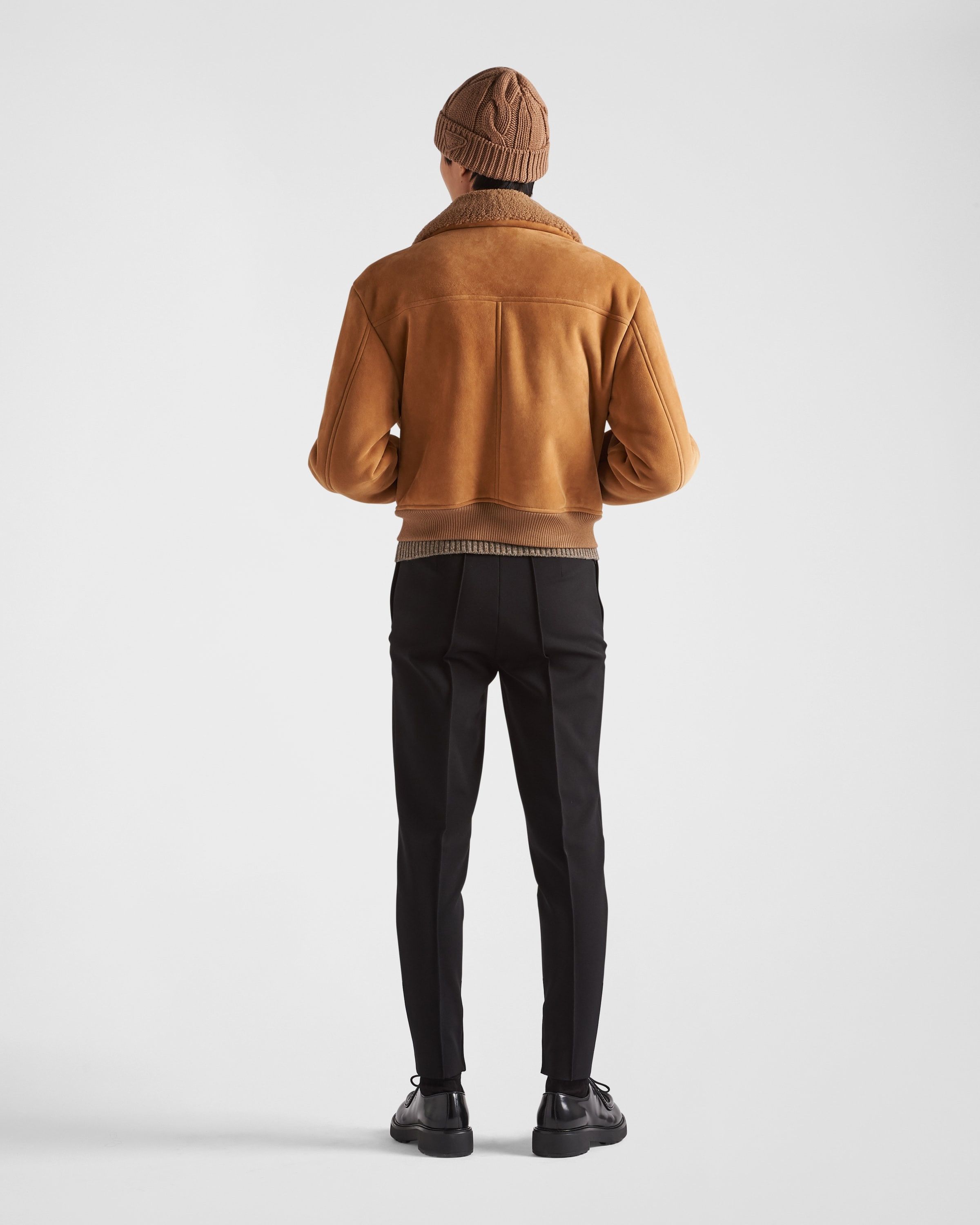 Prada o1la1rc1a0925 Shearling Jacket in Camel Size US L / EU 52-54 / 3 - 5 Thumbnail