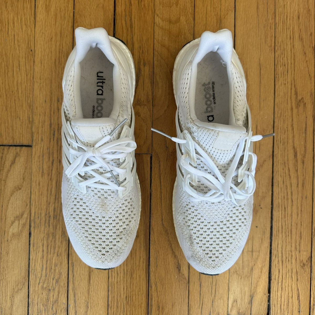 Adidas Triple White Adidas Ultra Boost 1.0 (2015) Size US 10 / EU 43 - 3 Thumbnail