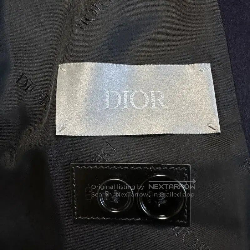 Other Dior Men's Wool Blend Navy Peacoat . Size US XL / EU 56 / 4 - 5 Thumbnail