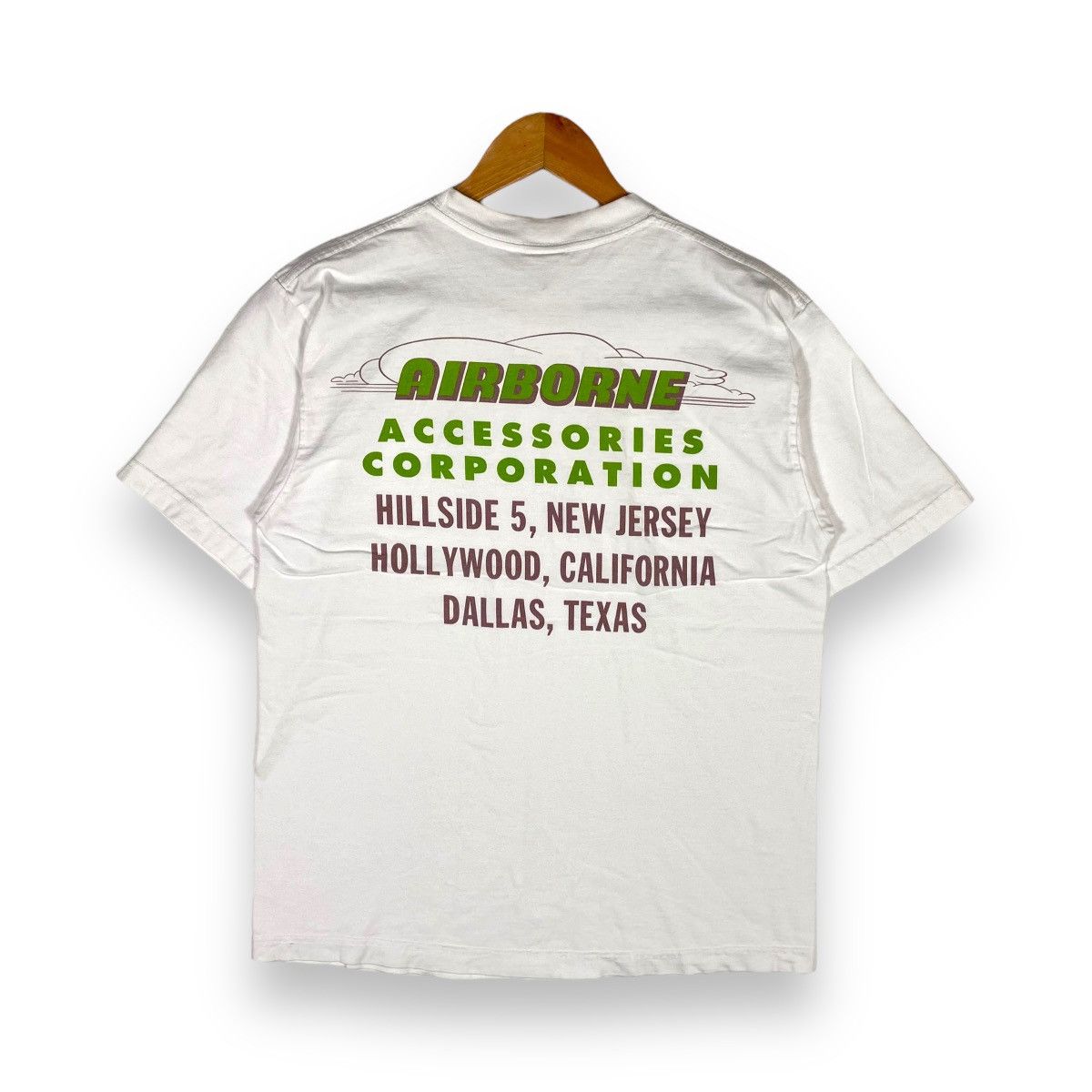 Buzz Rickson's × Japanese Brand × Toyo Enterprises BUZZ RICKSON AIRBORNE ACCESSORIES CORPORATION TEE Size US S / EU 44-46 / 1 - 1 Thumbnail