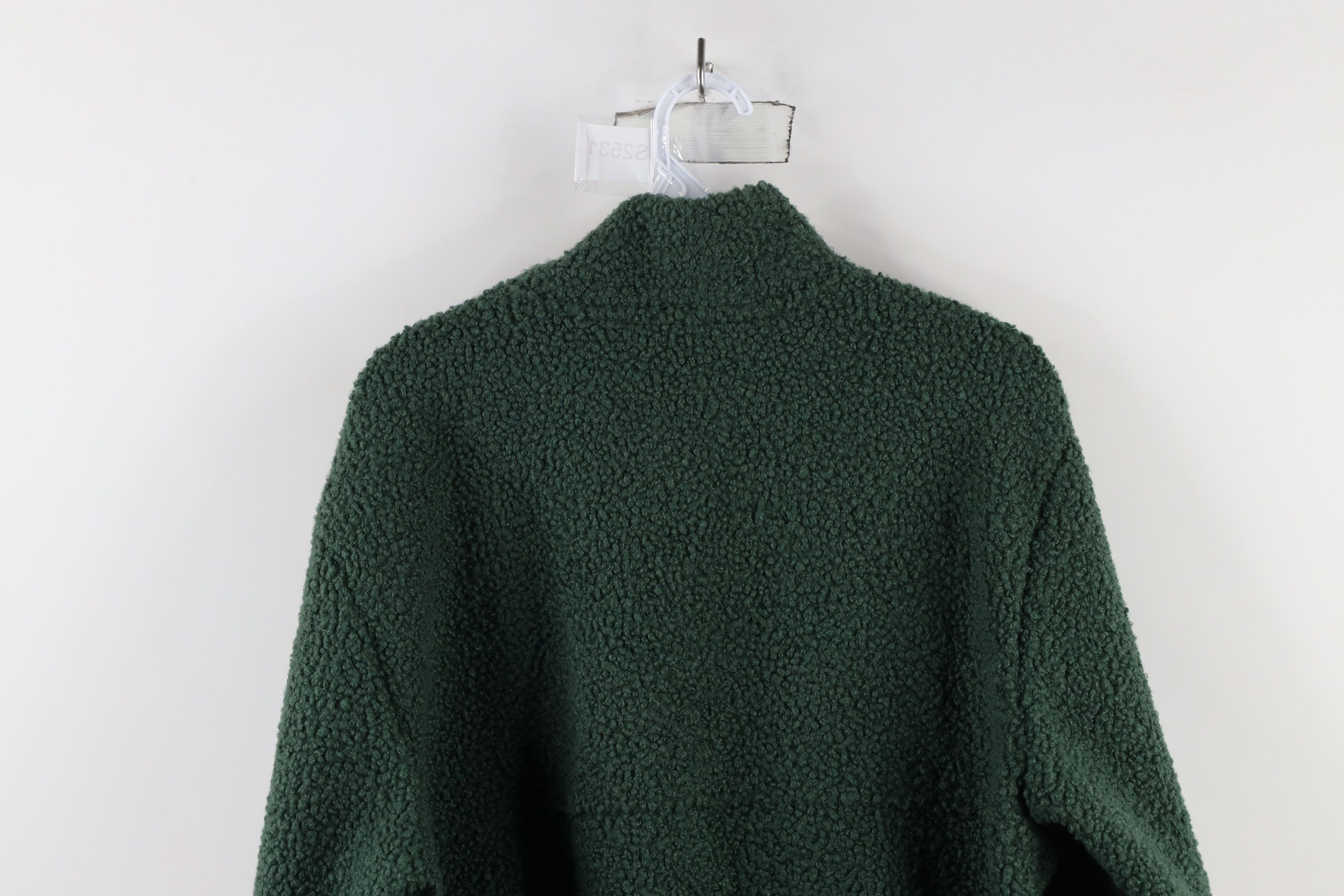 Lands' End × Vintage Vintage Lands End Fleece Elbow Patch Snap Button Sweater Size US M / EU 48-50 / 2 - 13 Thumbnail
