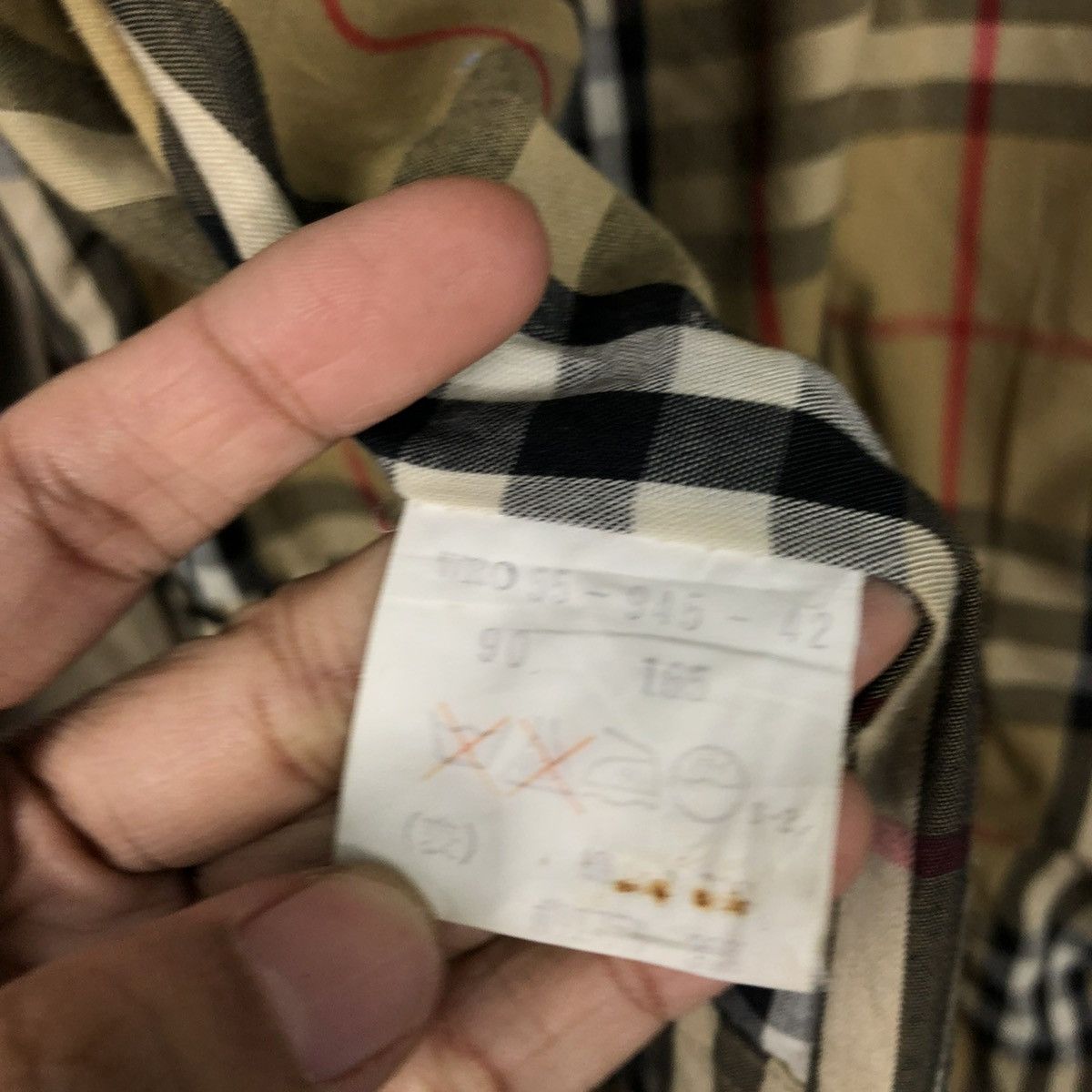 Burberry 🔥VINTAGE LONG JACKET BURBERRYS NOVA CHECK BLANKET Size US M / EU 48-50 / 2 - 22 Thumbnail