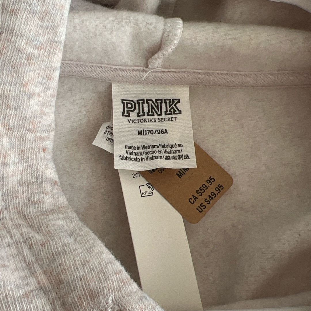 Victoria's Secret Victoria's Secret Pink Everyday Fleece Cropped Hoodie, M Size M / US 6-8 / IT 42-44 - 4 Thumbnail
