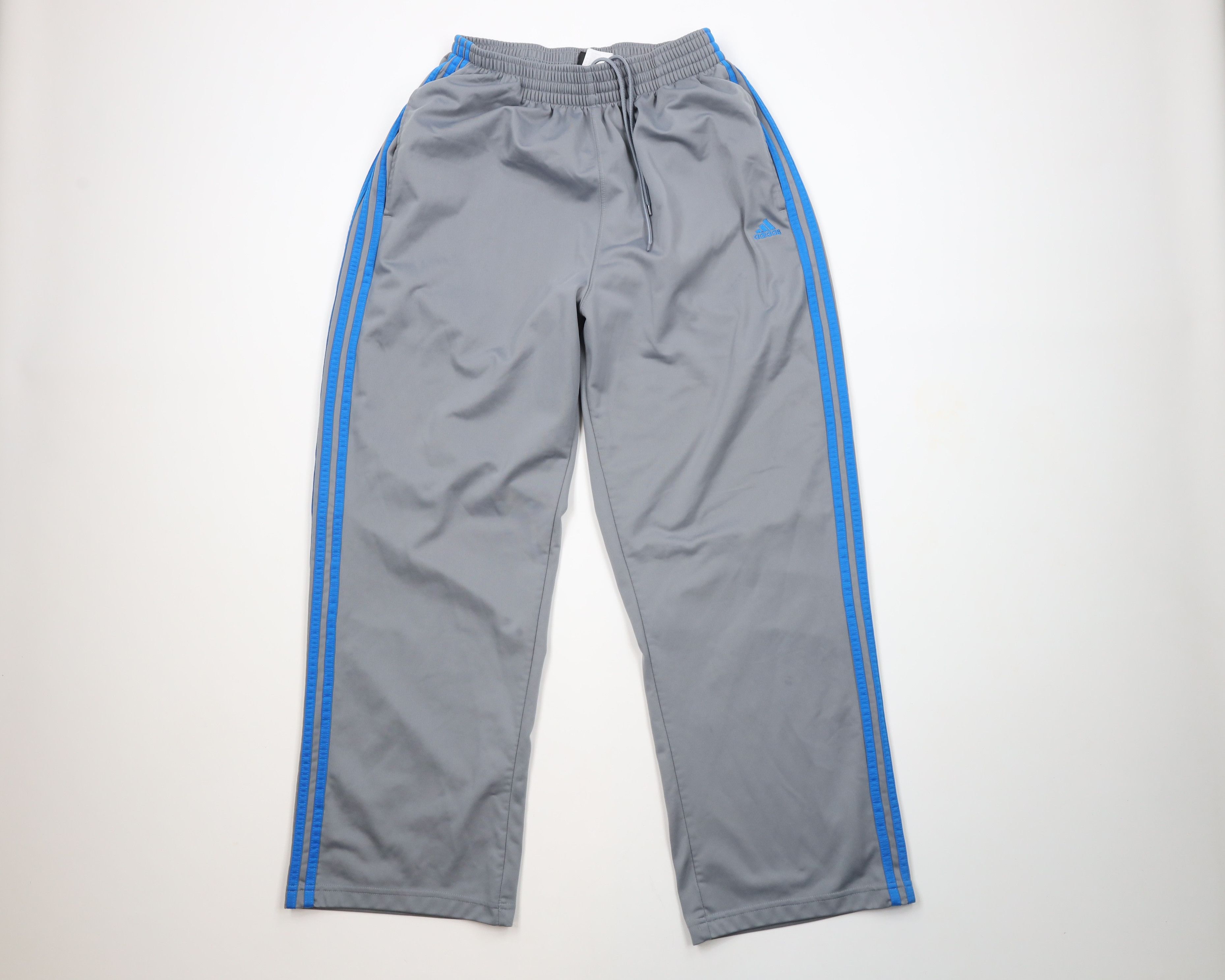 Adidas Vintage Adidas Striped Wide Leg Sweatpants Pants Gray Size US 36 / EU 52 - 1 Thumbnail