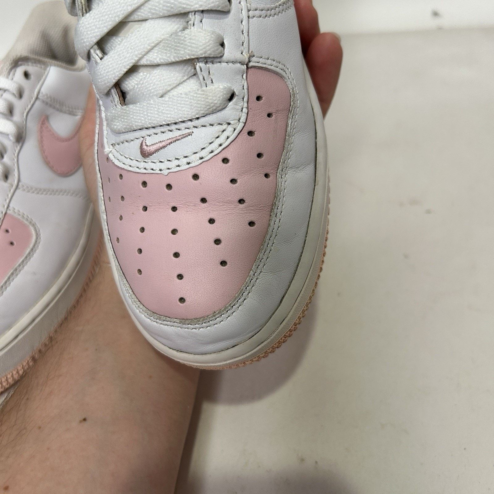 Nike Nike Air Force 1 WMNS “White Glacier Pink” 2004 Size US 9.5 / IT 39.5 - 9 Thumbnail