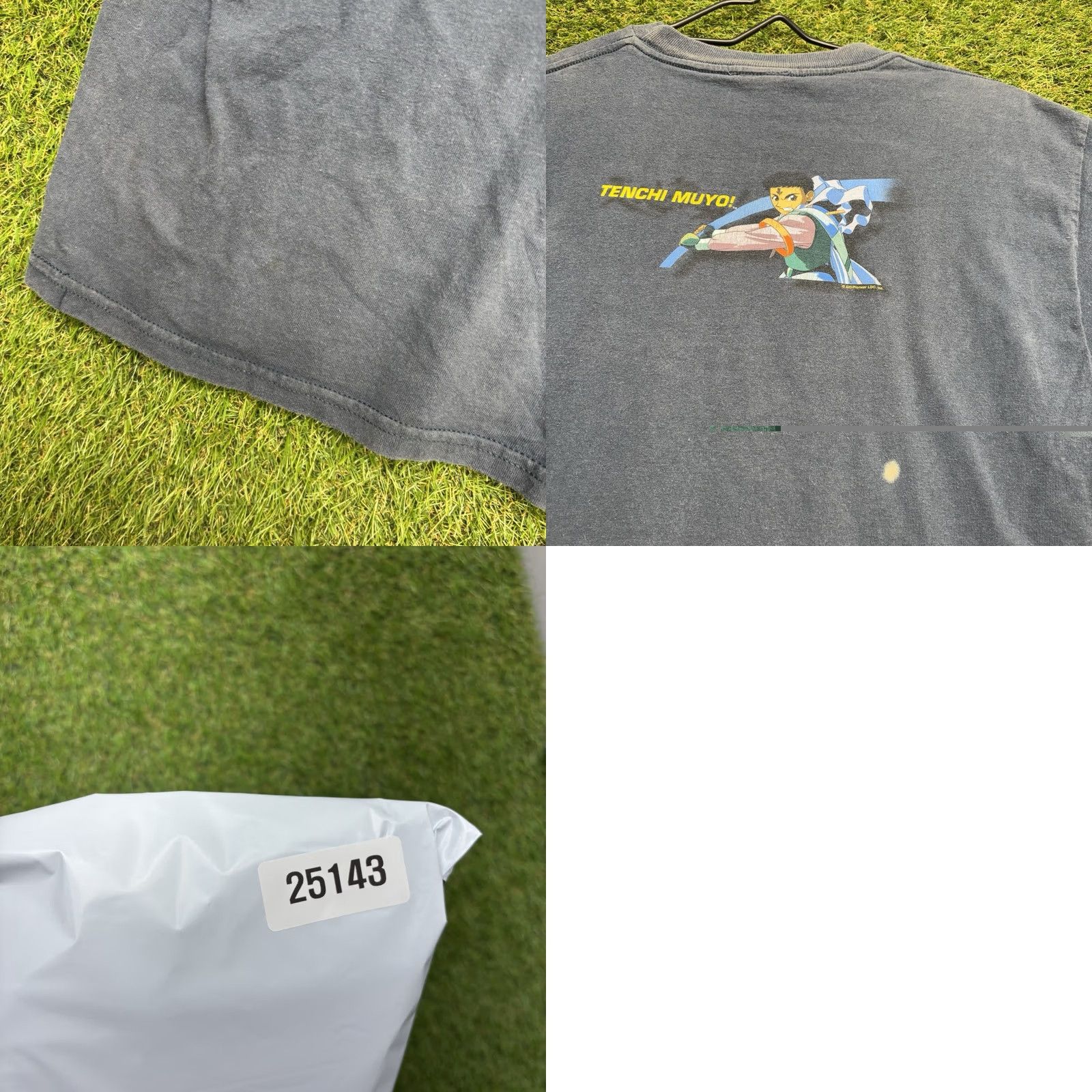 Gildan VINTAGE Tenchi Muyo GXP Shirt Mens XL Black Graphic Print 90s Anime Cartoon Gildan T-Shirt Mens XL Size US XL / EU 56 / 4 - 10 Thumbnail