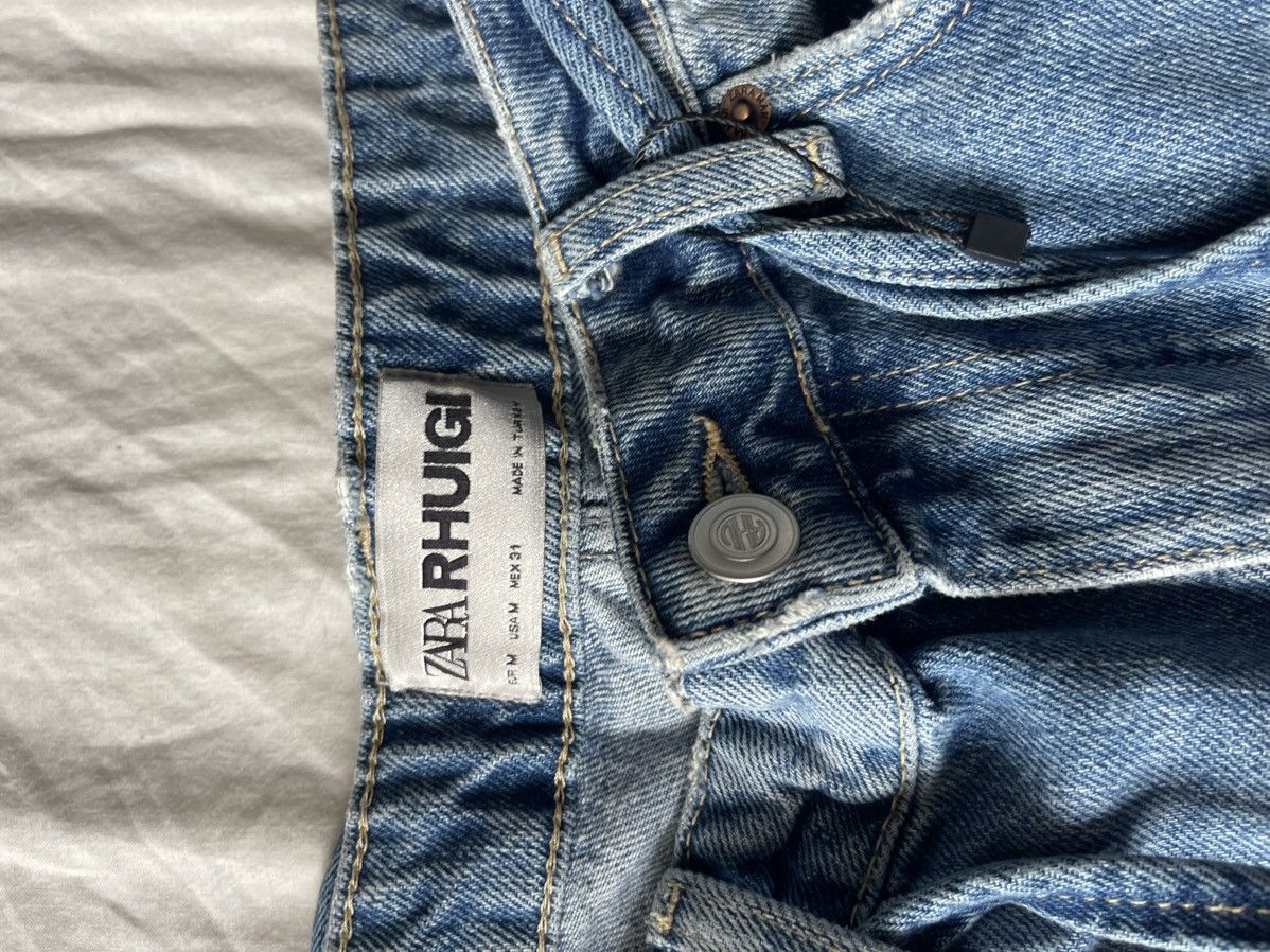 Rhude × Zara Zara x rhude flared demim Size US 31 - 2 Thumbnail