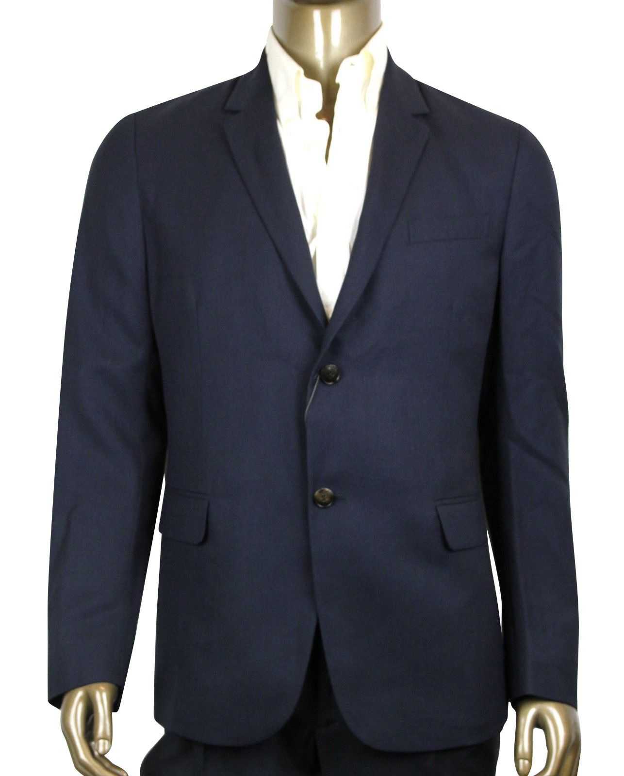 Gucci Men's Panama Blue Wool Gauze Formal 2 Buttons Jacket (G 54 Size US L / EU 52-54 / 3 - 1 Thumbnail