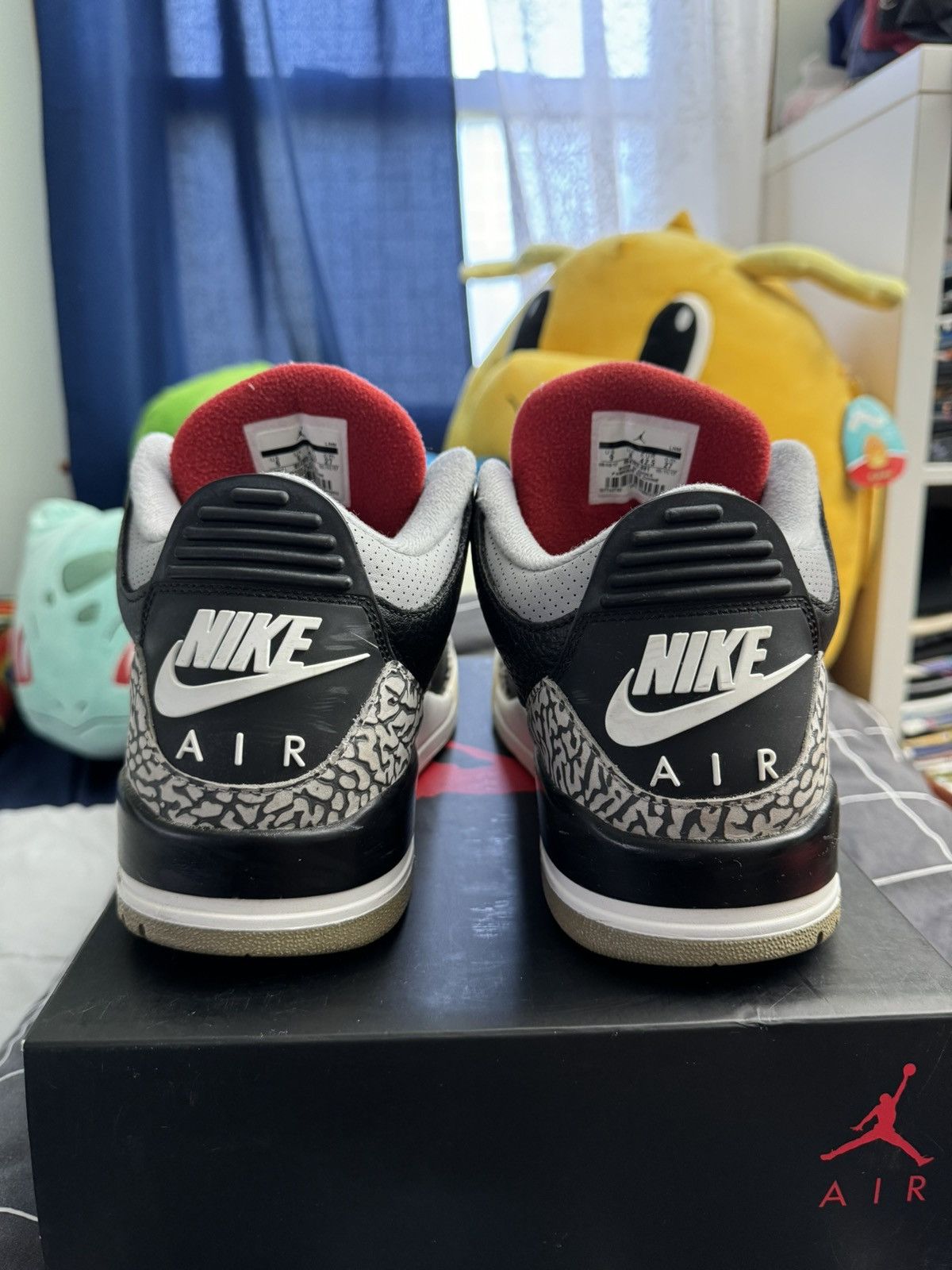 Jordan Brand × Nike Air Jordan 3 - Black Cement Size US 9 / EU 42 - 6 Thumbnail