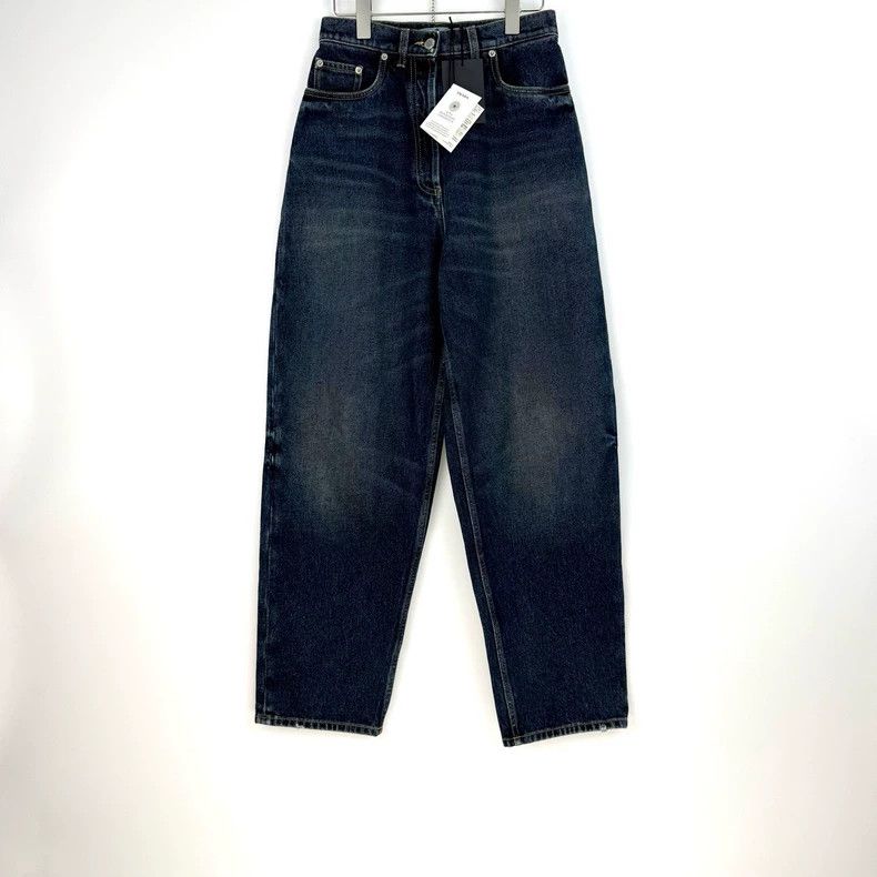 Prada Prada Blue washed triangle jeans 2502-Nextarrow Size US 27 - 3 Thumbnail