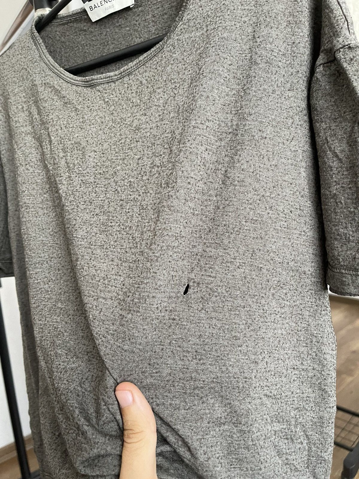 Balenciaga Balenciaga Paris Women’s T-Shirt Tee Wool/Silk Size XL / US 12-14 / IT 48-50 - 12 Thumbnail